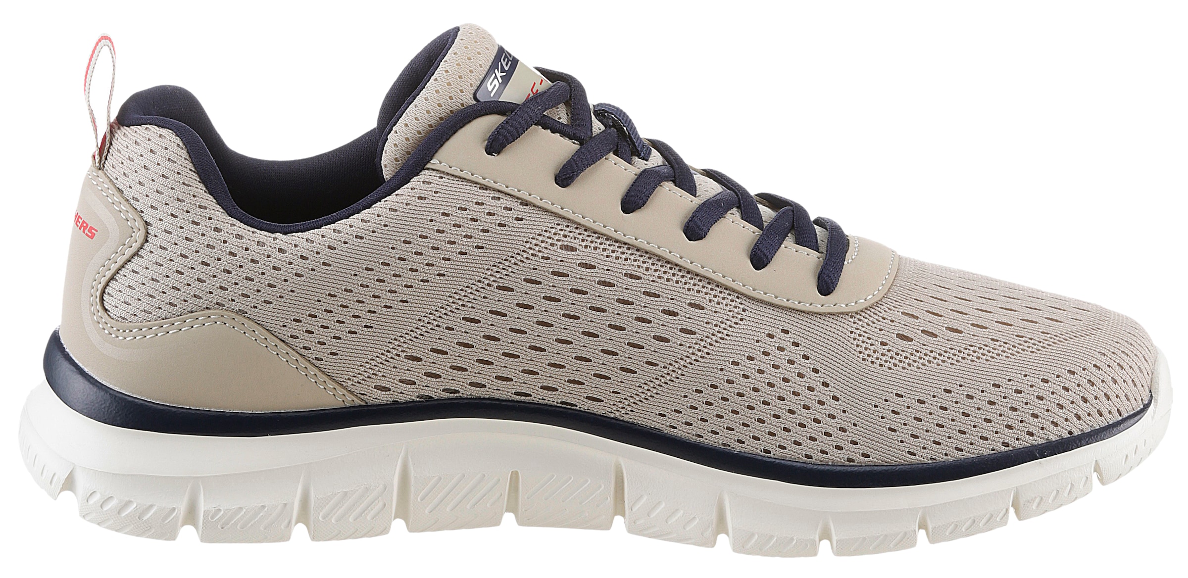 Skechers Slip-On Sneaker »TRACK-LESHUR«, Freizeitschuh, Trainingsschuh, Schlupfschuh im Materialmix