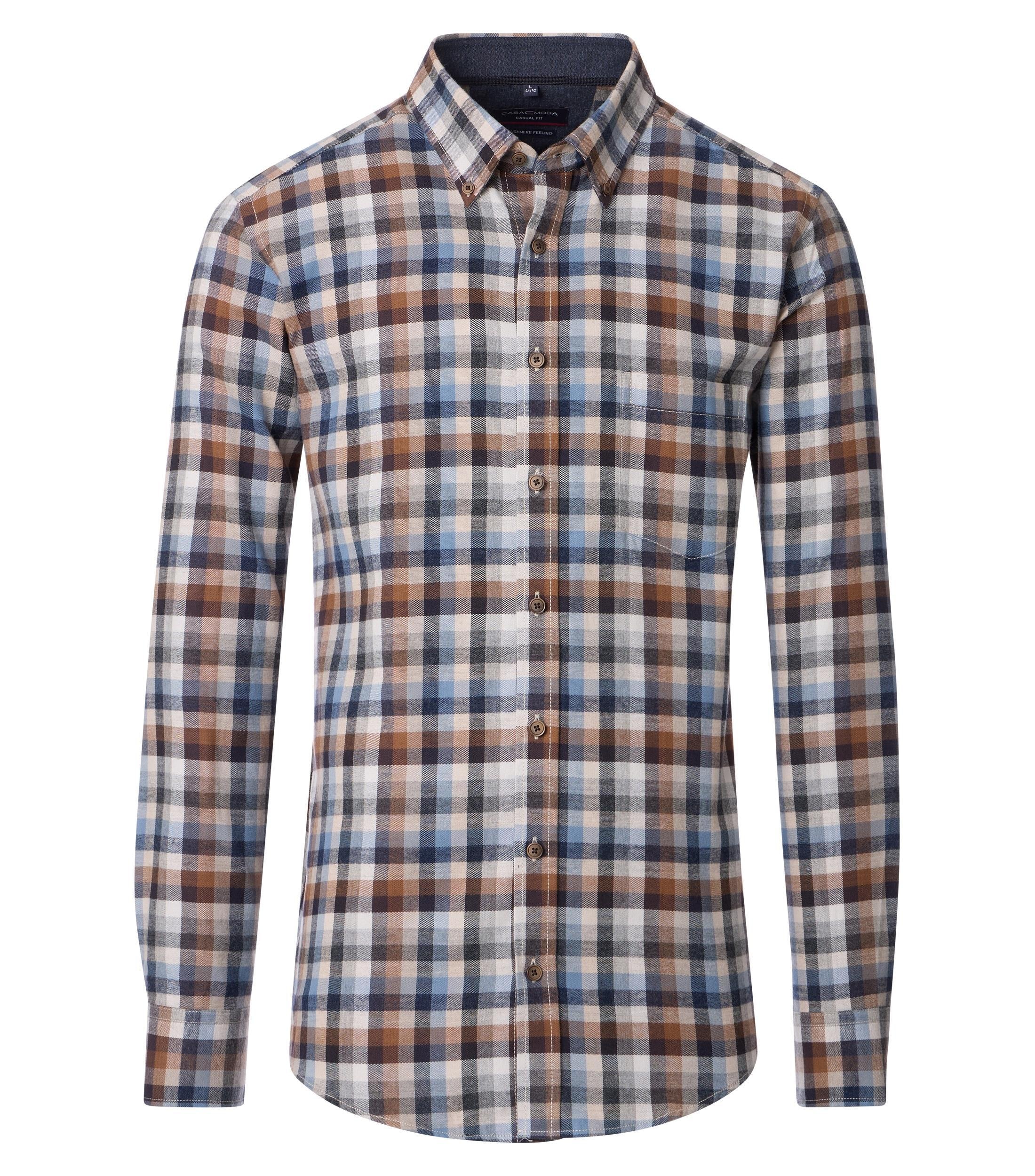 CASAMODA Flanellhemd "CASAMODA Flanellhemd kariert" günstig online kaufen
