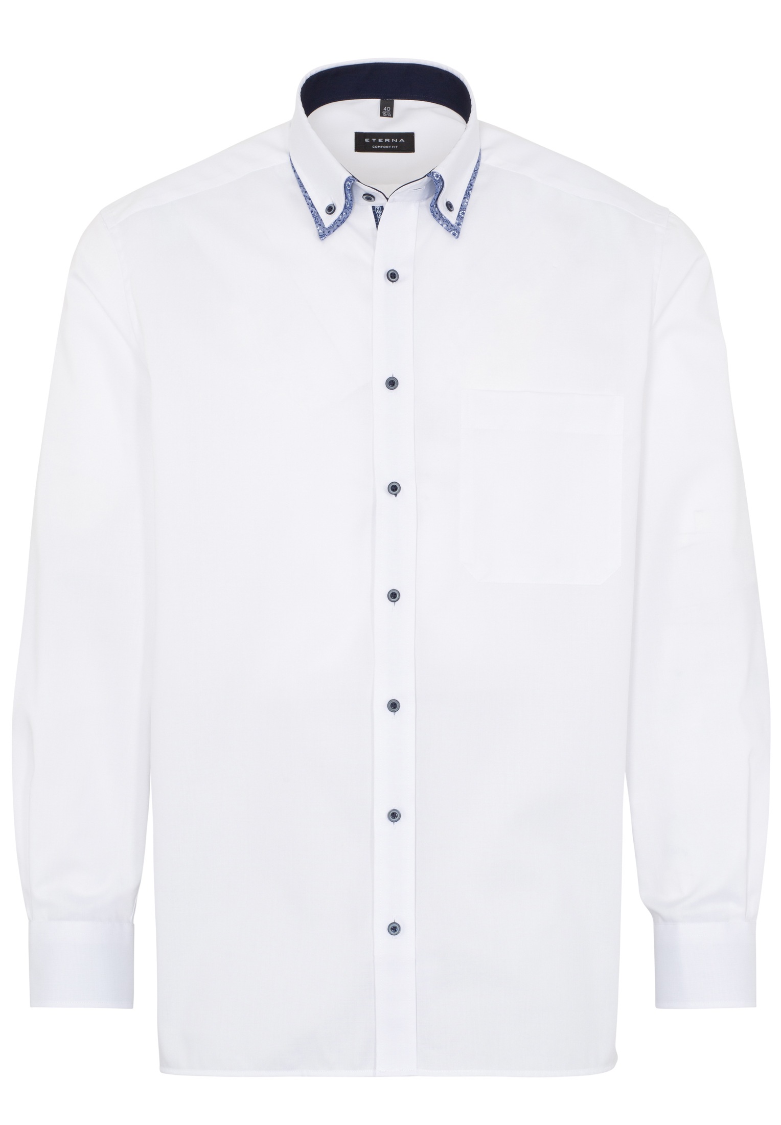 Eterna Langarmhemd »COMFORT FIT«, NON IRON (bügelfrei)