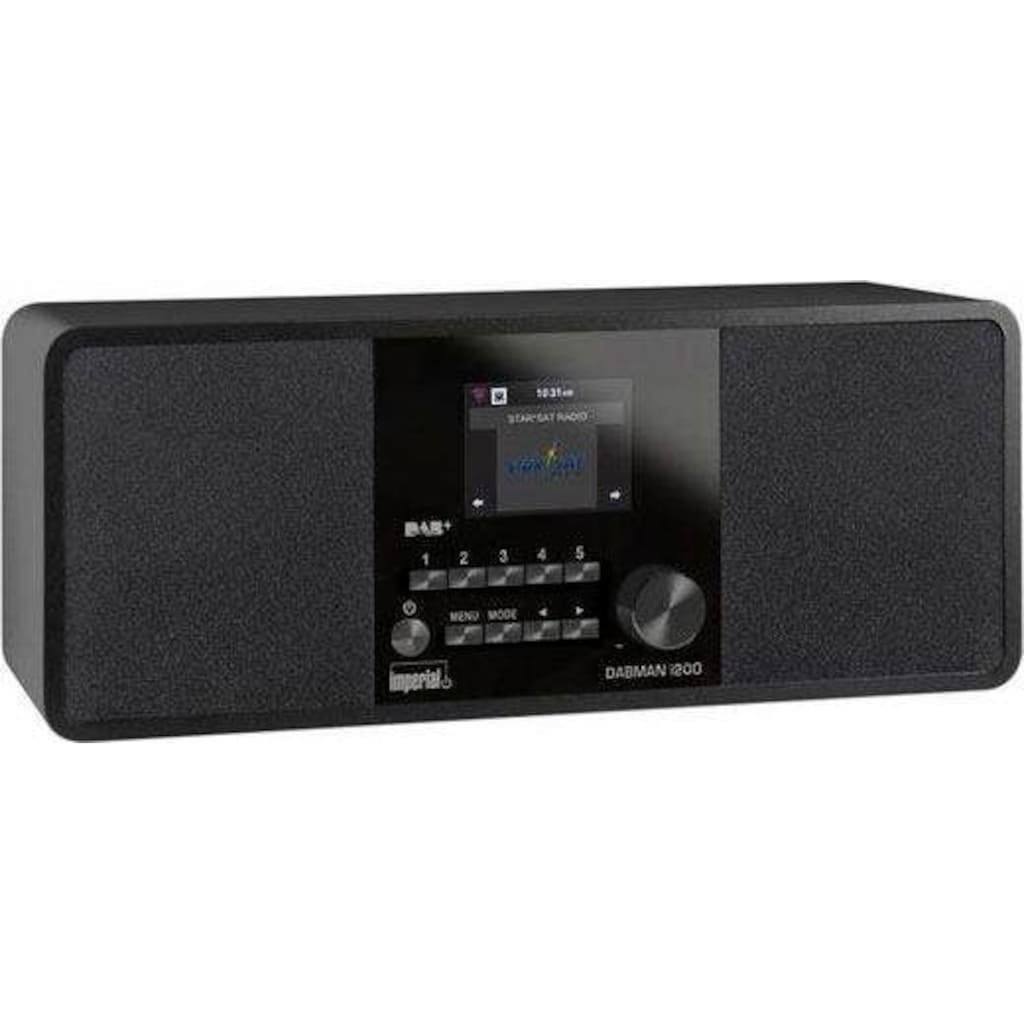 IMPERIAL by TELESTAR Digitalradio (DAB+) »DABMAN i200«, (LAN (Ethernet)-WLAN Digitalradio (DAB+)-FM-Tuner-Internetradio-UKW mit RDS 20 W)