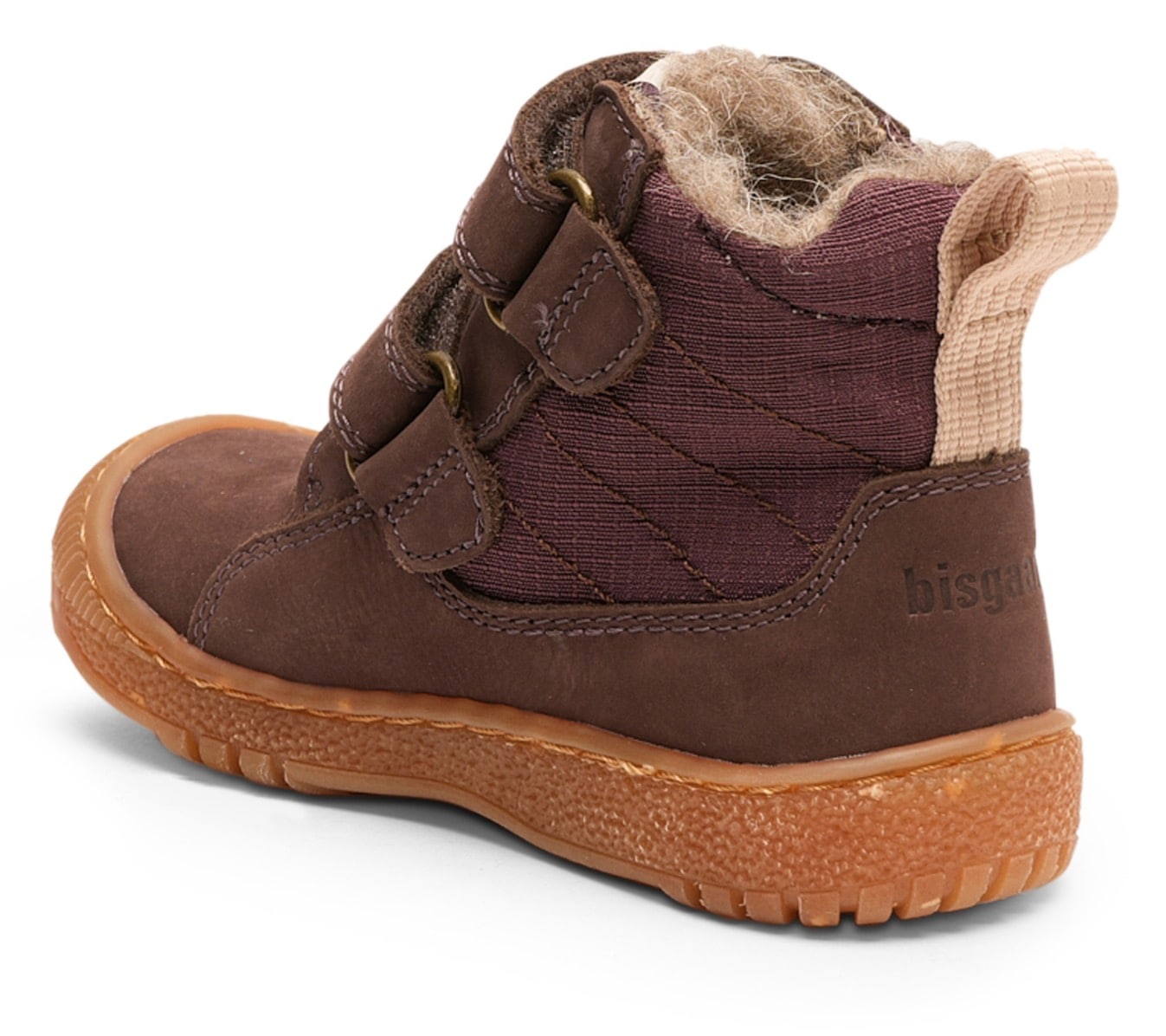 Bisgaard Winterboots »helton tex«, Barfußschuh, Klettstiefel, Winterschuh mit hochwertiger Lammwolle