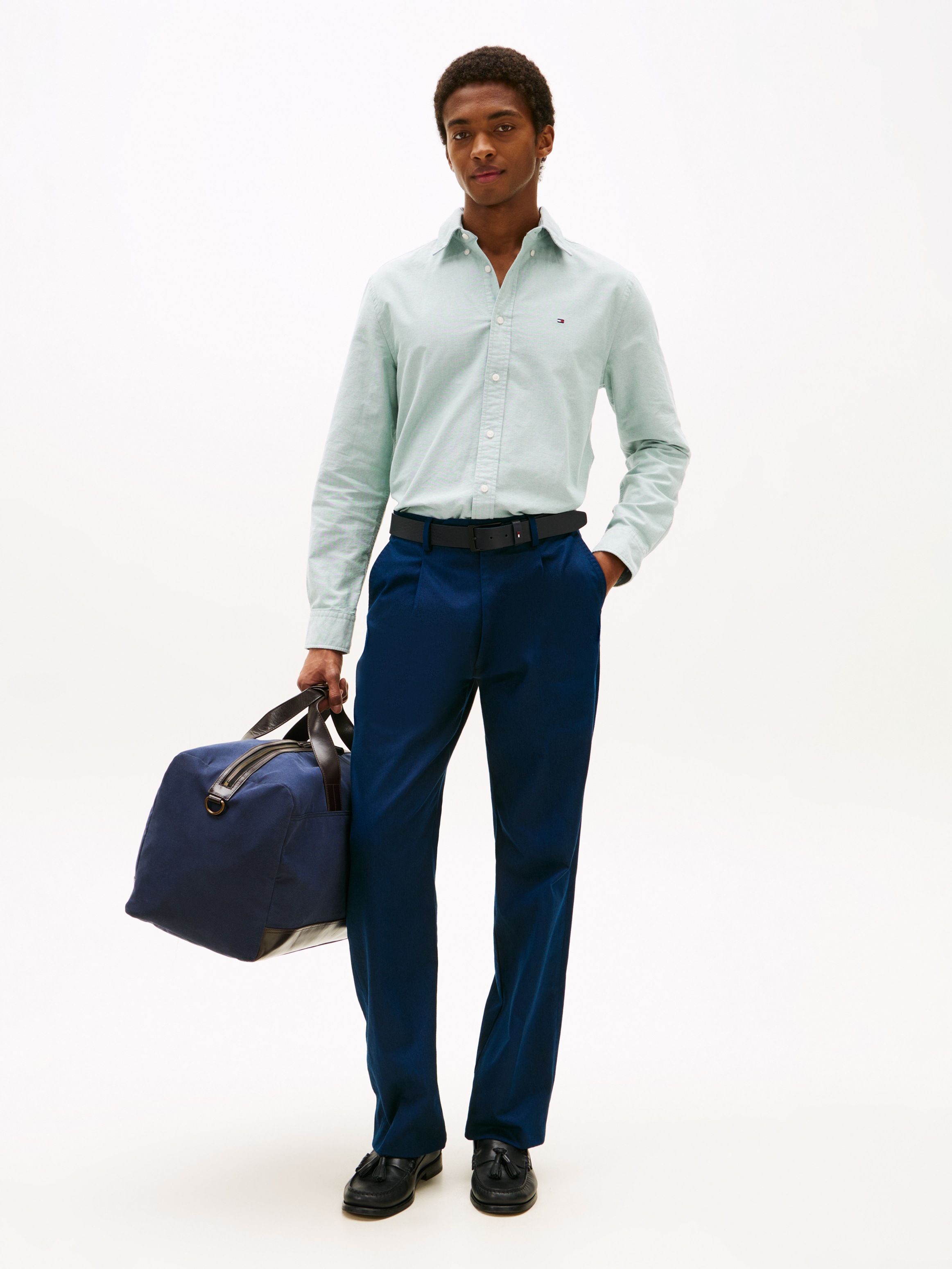 Tommy Hilfiger Langarmhemd »SOLID HERITAGE OXFORD RF SHIRT«