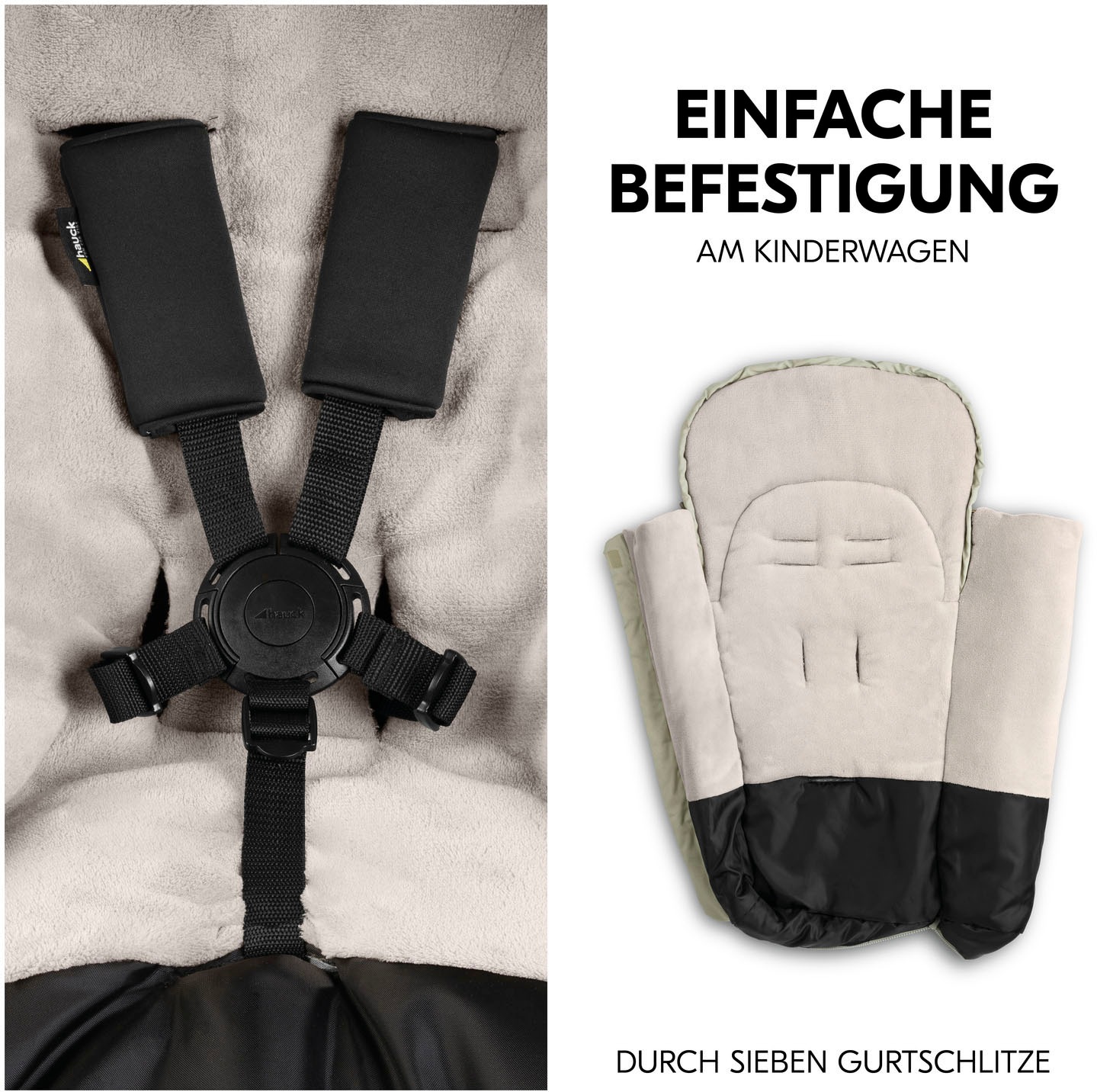 Hauck Fußsack »Pushchair Footmuff, Simba olive«