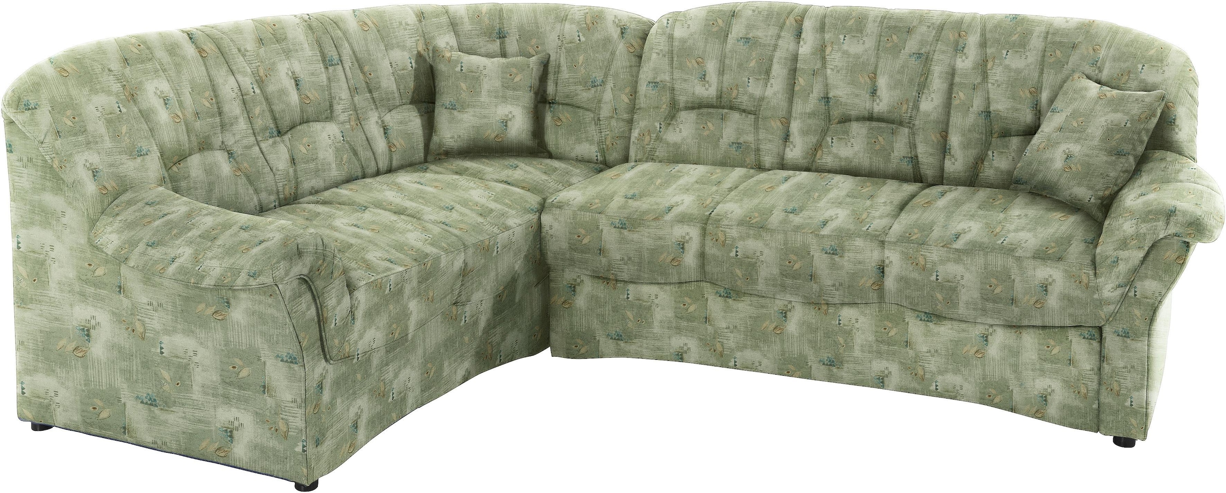 DOMO collection Ecksofa "Bahia, zeitlos und elegant, bequeme Armlehnen, L-F günstig online kaufen
