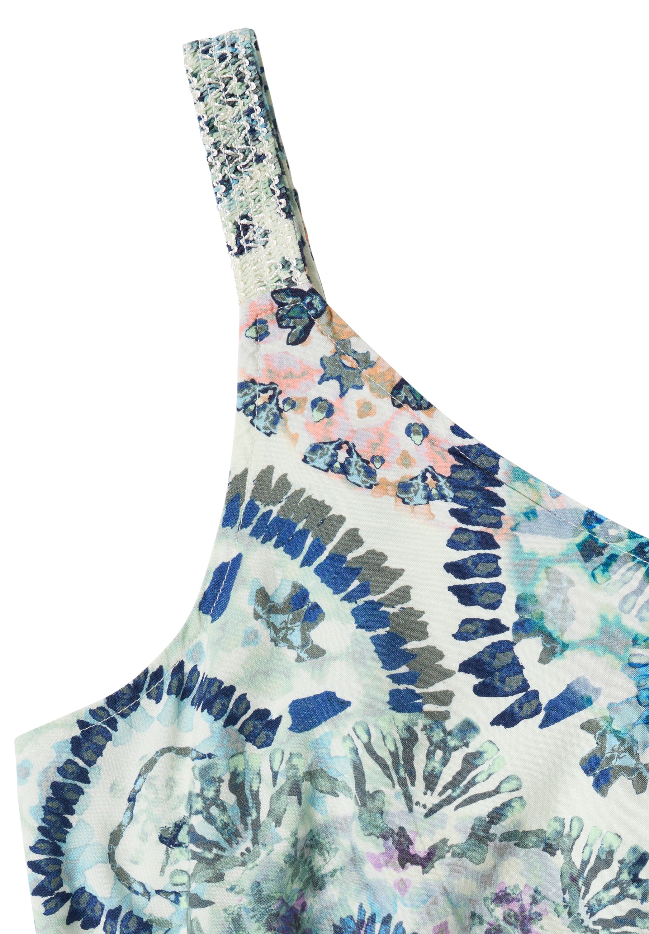 Cecil Maxikleid Ohne Taschen mit allover Print
