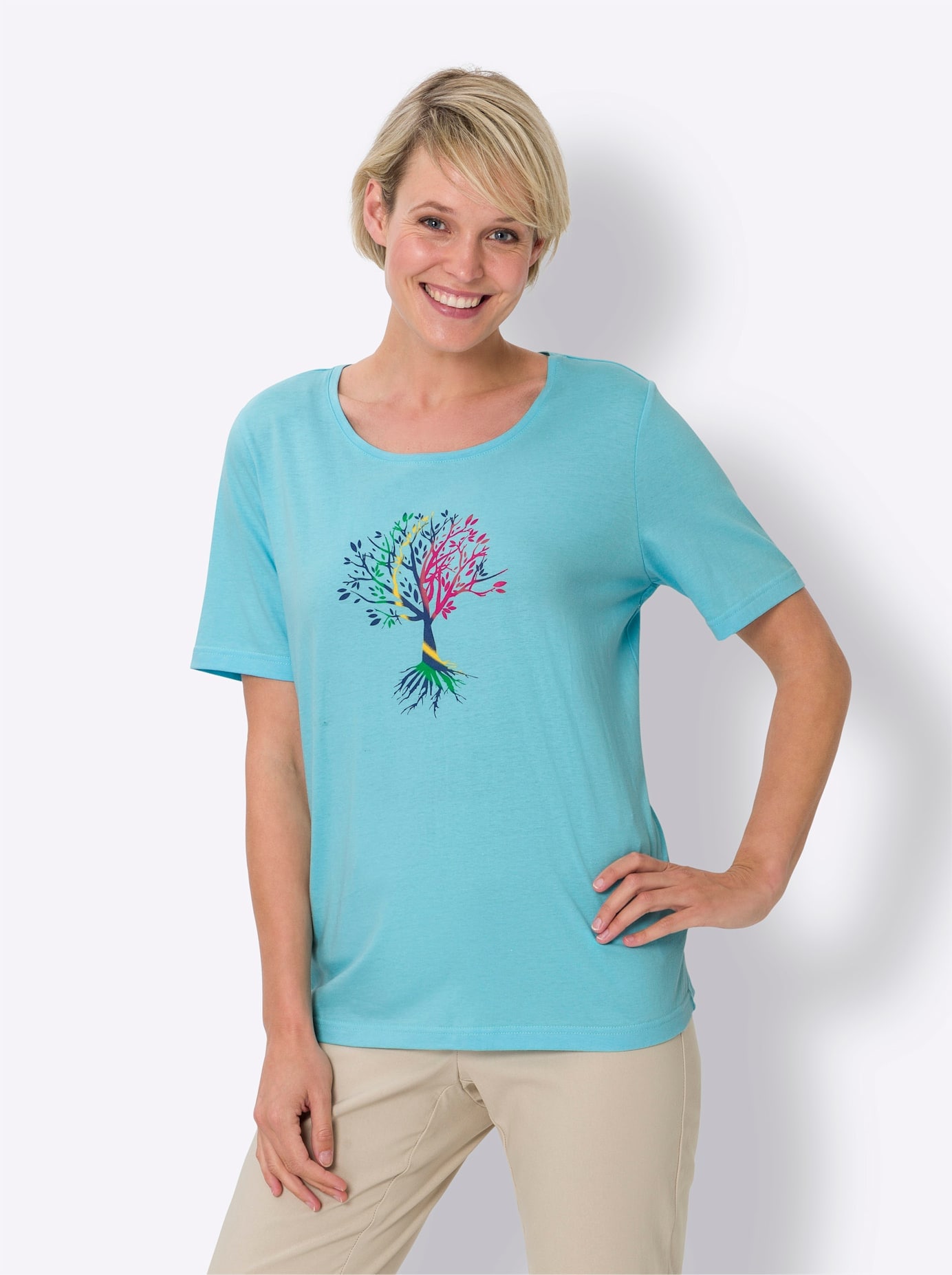 Kurzarmshirt "Kurzarm-Shirt" 1 Stk. tlg. günstig online kaufen