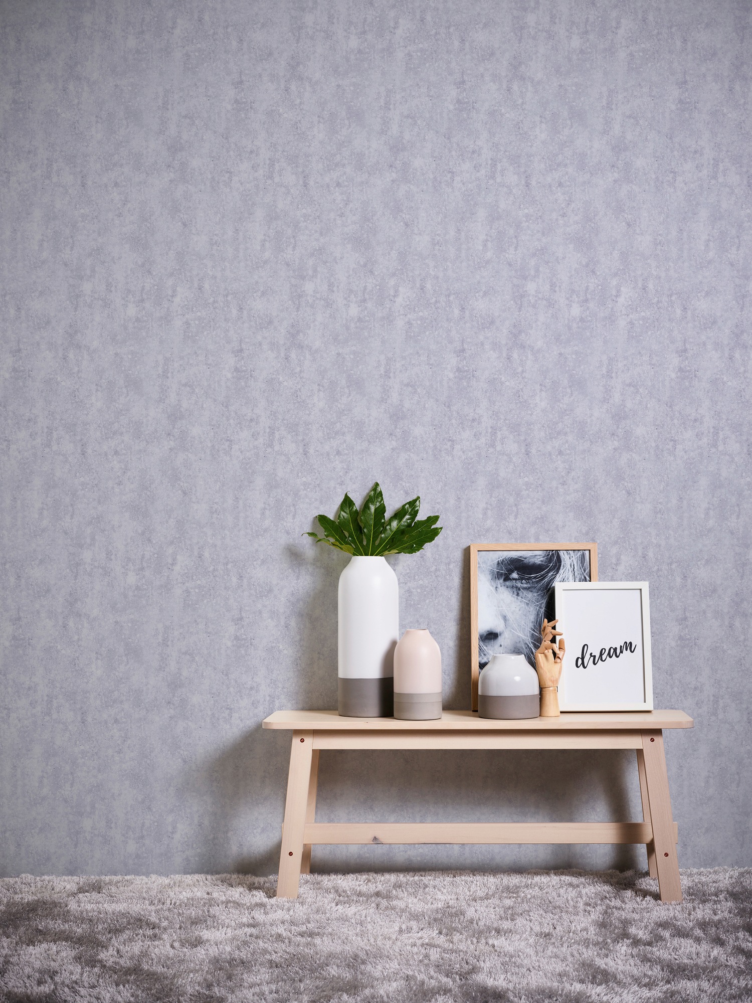 A.S. Création Vliestapete »Little Love«, Motiv-abstrakt-naturalistisch, Kindertapete Tapete Beton Tapeten Kinderzimmer Schlafzimmer Design