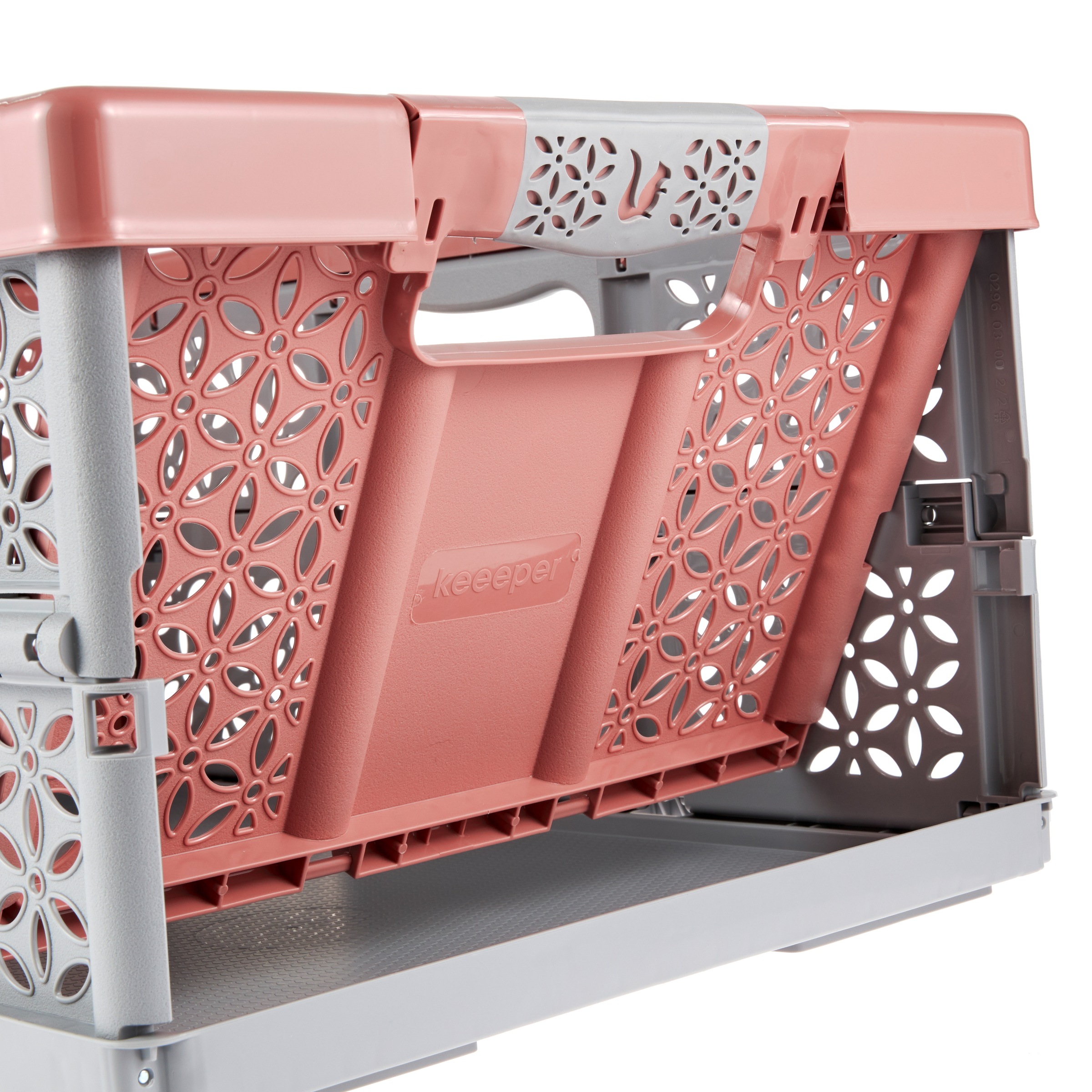 keeeper Klappbox »Profi-Klappbox lea mit Softgriffen (Set 2 St.) 32 l, 48,5x35x23,5 cm« Soft-Touch-Griffe, zusammenklappbar, leicht zu reinigen