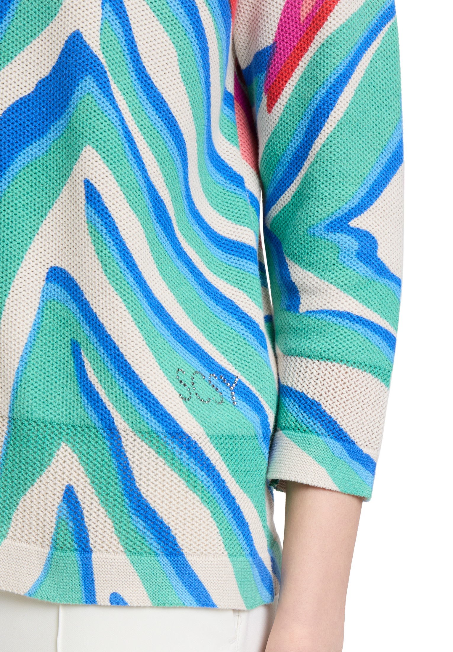 Betty Barclay Strickpullover »Betty Barclay Feinstrickpullover mit Print«, (1 tlg.), Druck