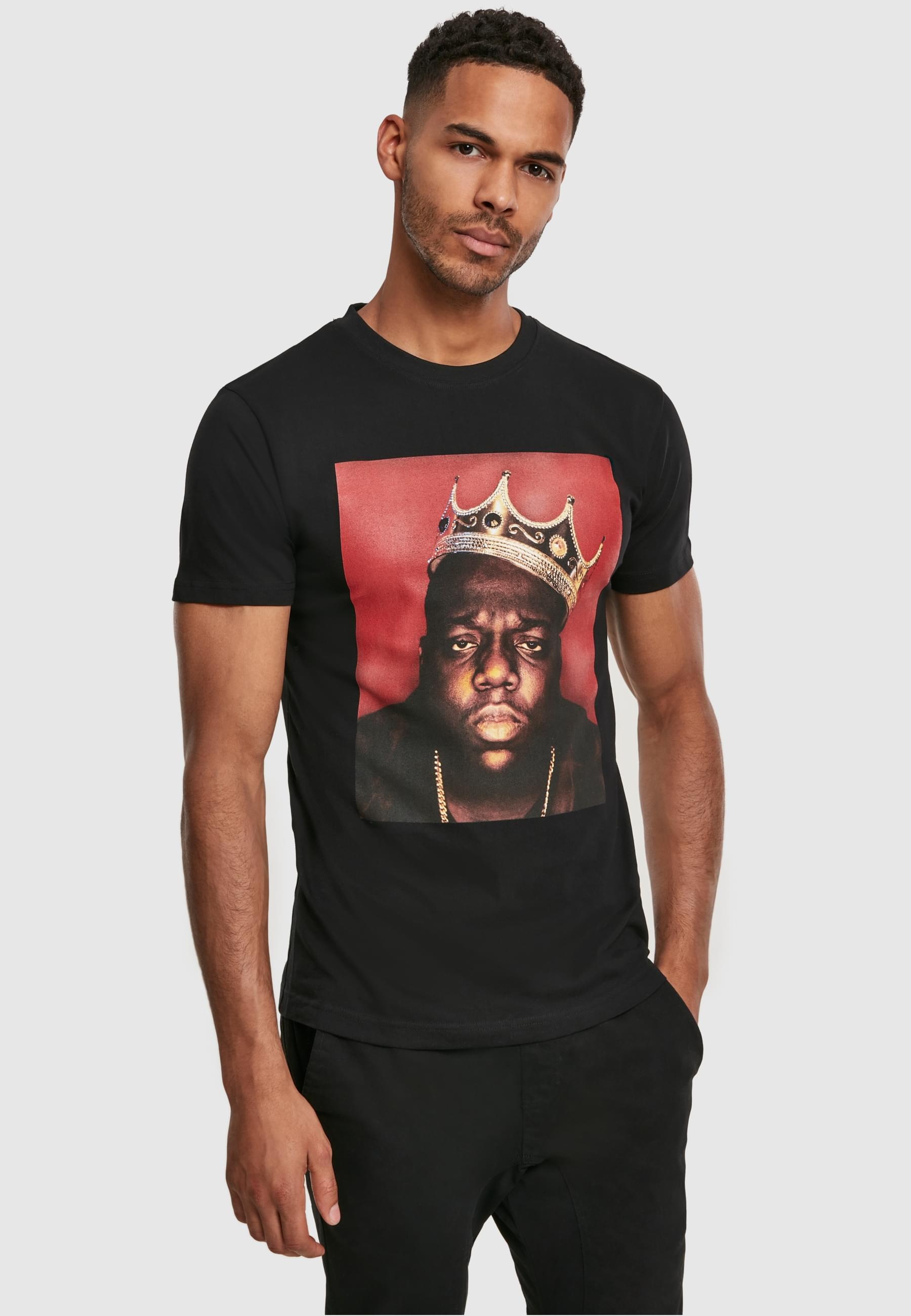 Merchcode T-Shirt »Merchcode Herren Notorious Big Crown Tee«, (1 tlg.)