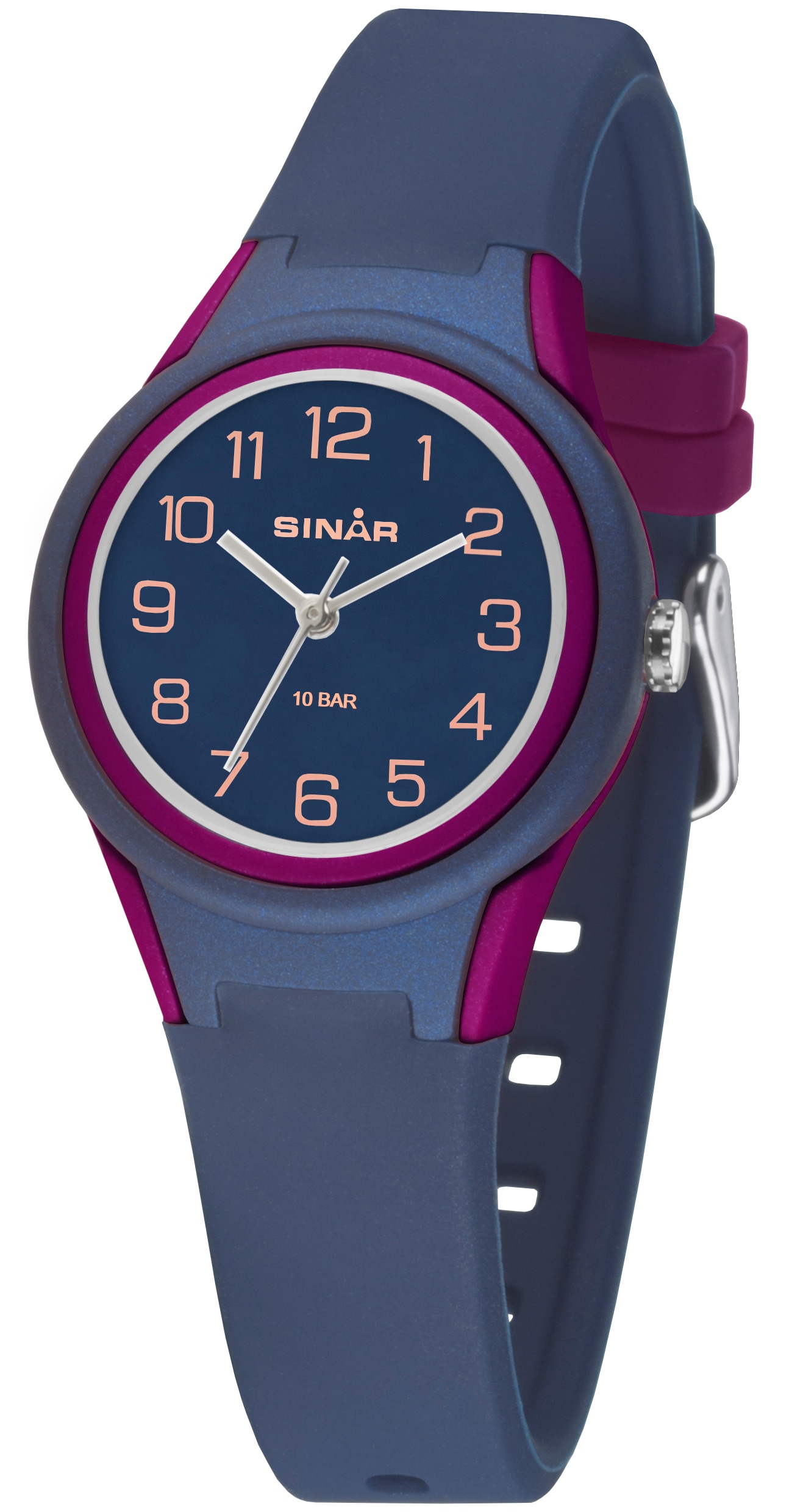 SINAR Kinder Quarzuhr, blau, Armbanduhren, Armbanduhr,Kinderuhr Jungen,Mädchen,Geschenkidee, bis 10 bar wasserd.