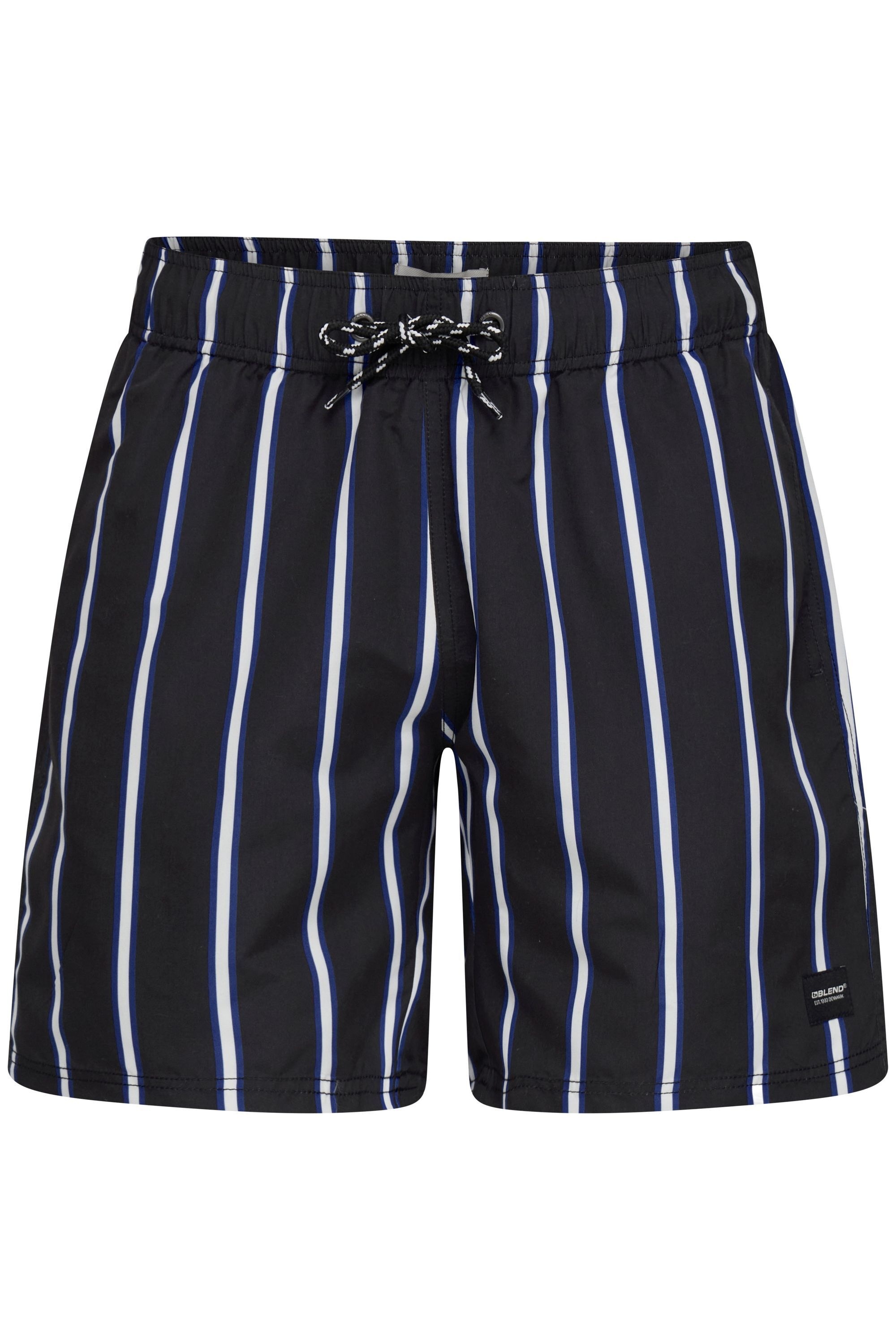 Blend Badeshorts "BHRick" Gestreifte Badehose mit Taschen günstig online kaufen