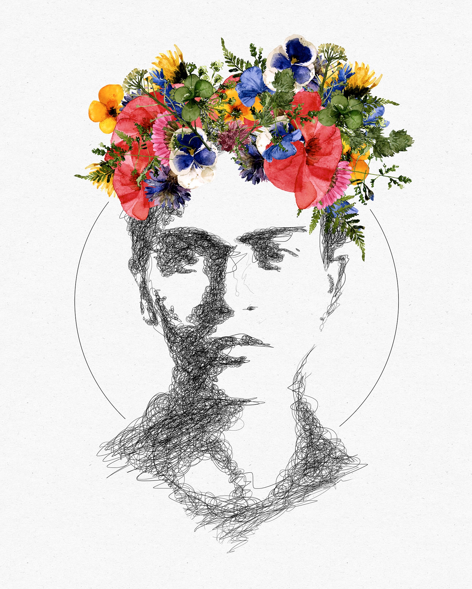 Komar Bild "Valeria-Mariana" Natur 1 Stk. tlg. Wandbild zur Dekoration - oh günstig online kaufen