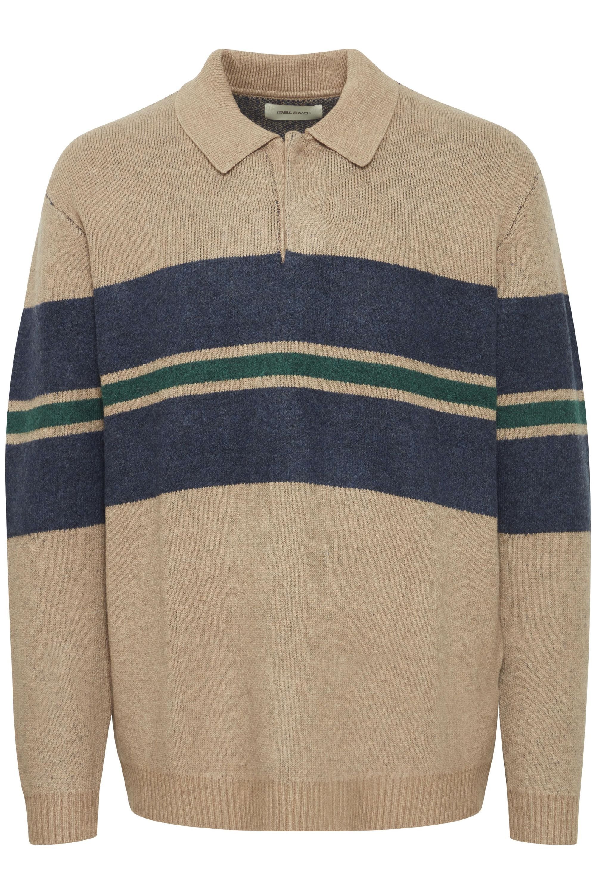 Blend Strickfleece-Pullover "Strickpullover BHPullover"