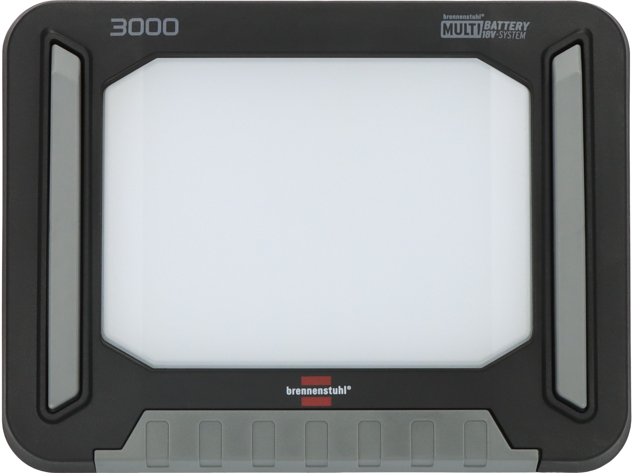 BRENNENSTUHL LED Baustrahler "Multi Battery LED Akku Baustrahler 3000 MA", H: 22,7cm, schwarz, Leuchten, Arbeitsleuchte kompatibel mit 18V Akkus 11
