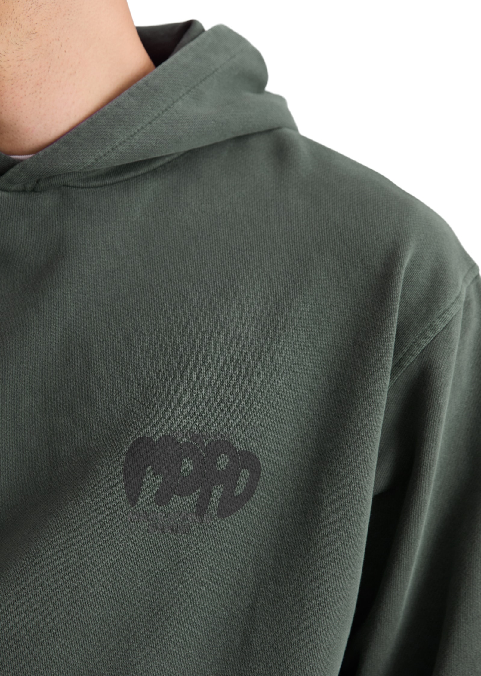 Marc O'Polo DENIM Sweatshirt »aus recycelter Baumwolle«
