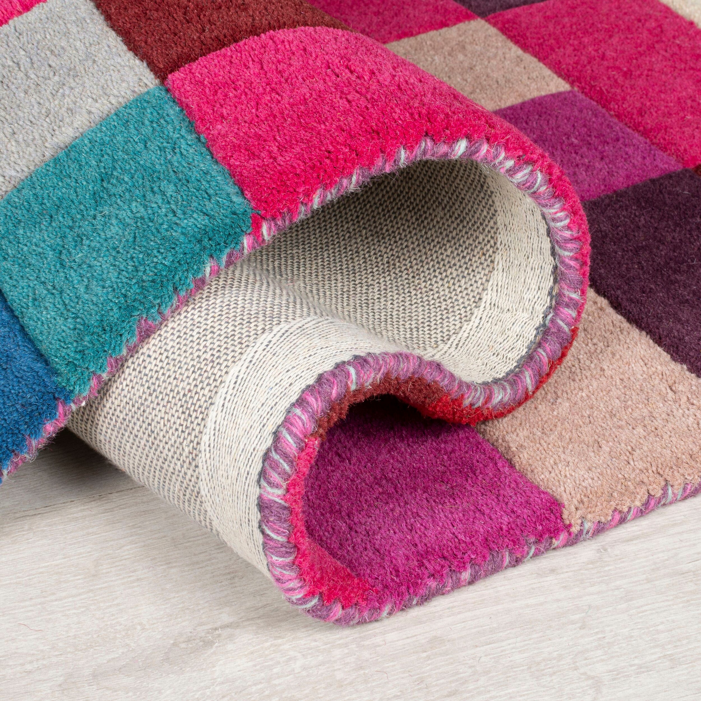 FLAIR RUGS Wollteppich »Lucea«, rechteckig, 10 mm Höhe