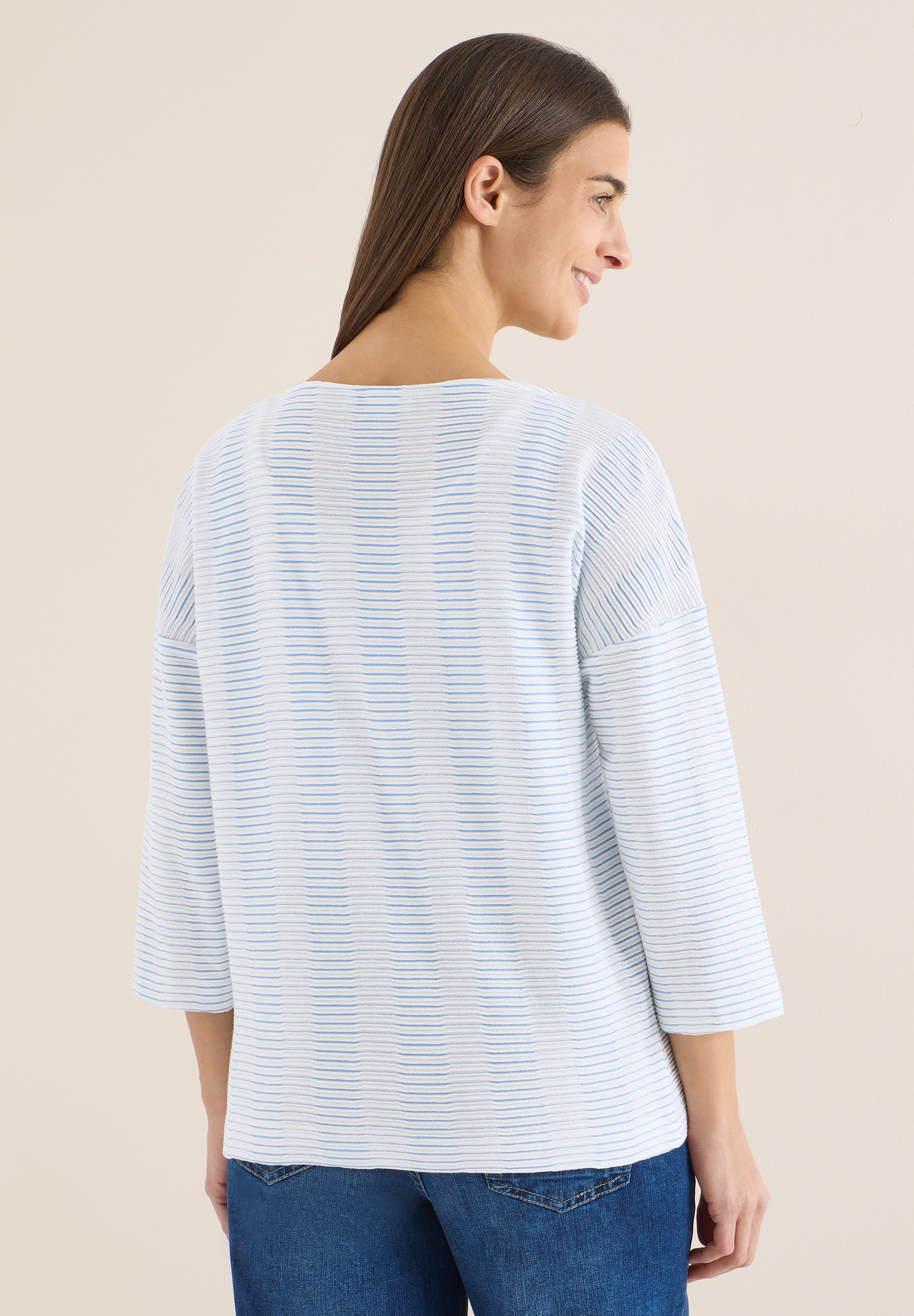 Thumbnail - Cecil Langarmshirt mit U-Boot-Ausschnitt