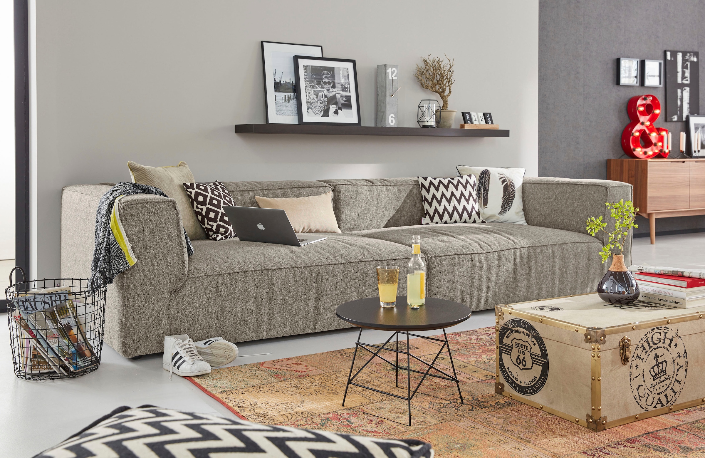 TOM TAILOR HOME Big-Sofa "BIG CUBE", TOM TAILOR Big-Sofa >>BIG CUBE