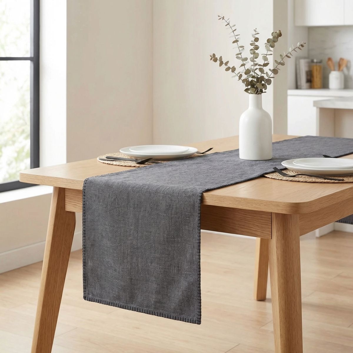 OTTO home Tischläufer »Tischläufer grau 45x150cm«