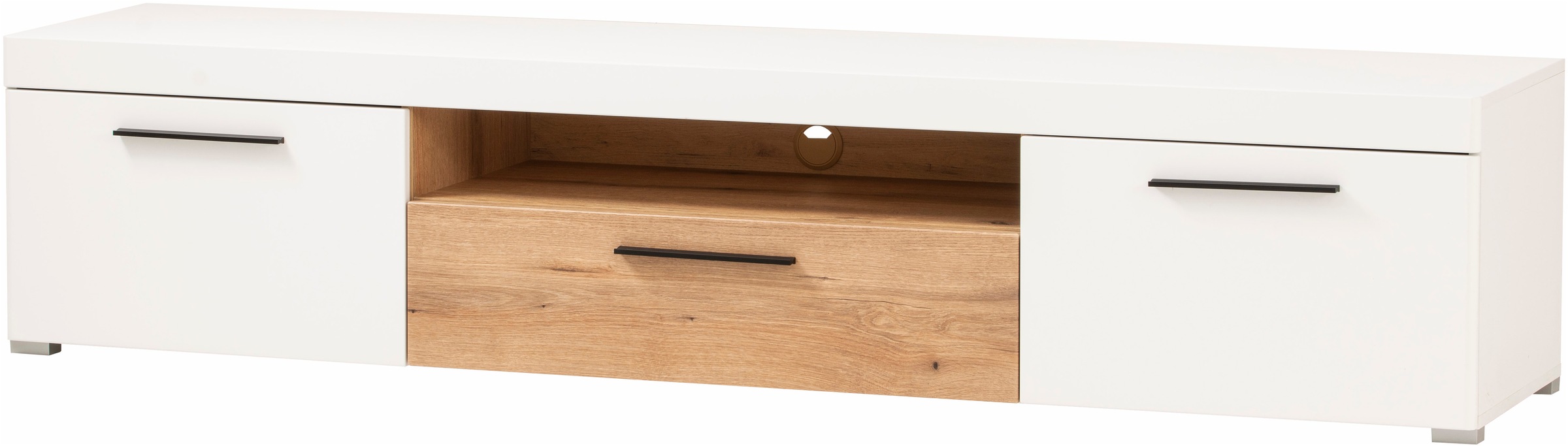 Home affaire Lowboard "Salerno, moderner Unterschrank, Kommode in Weiß mit günstig online kaufen