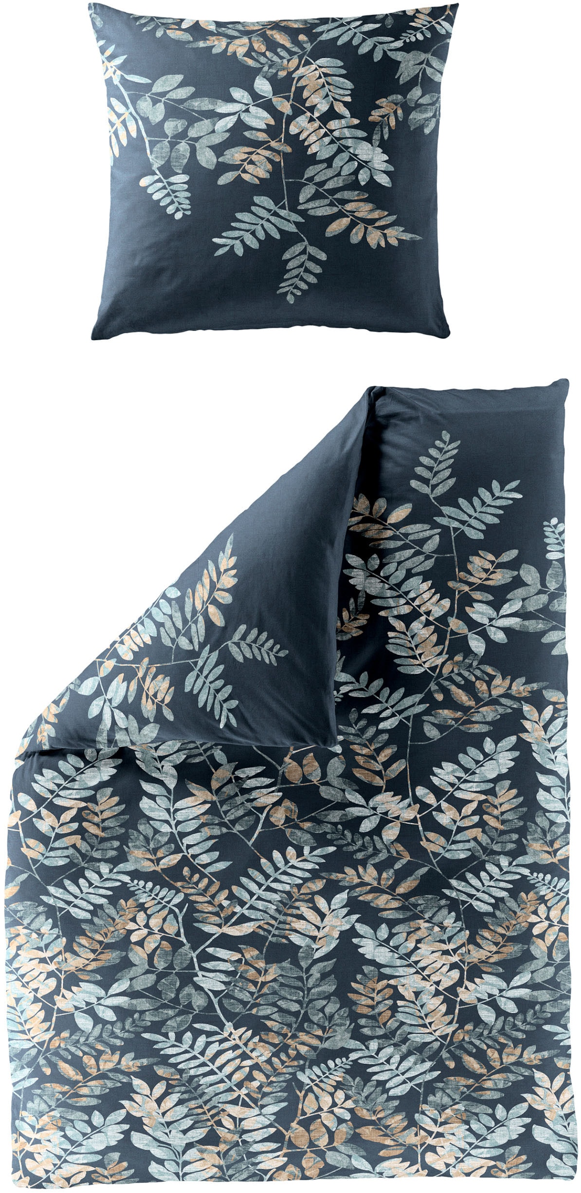 BIERBAUM Bettwäsche "4091" 2 Stk. tlg. Mako-Satin, 100 % Baumwolle, pflegel günstig online kaufen