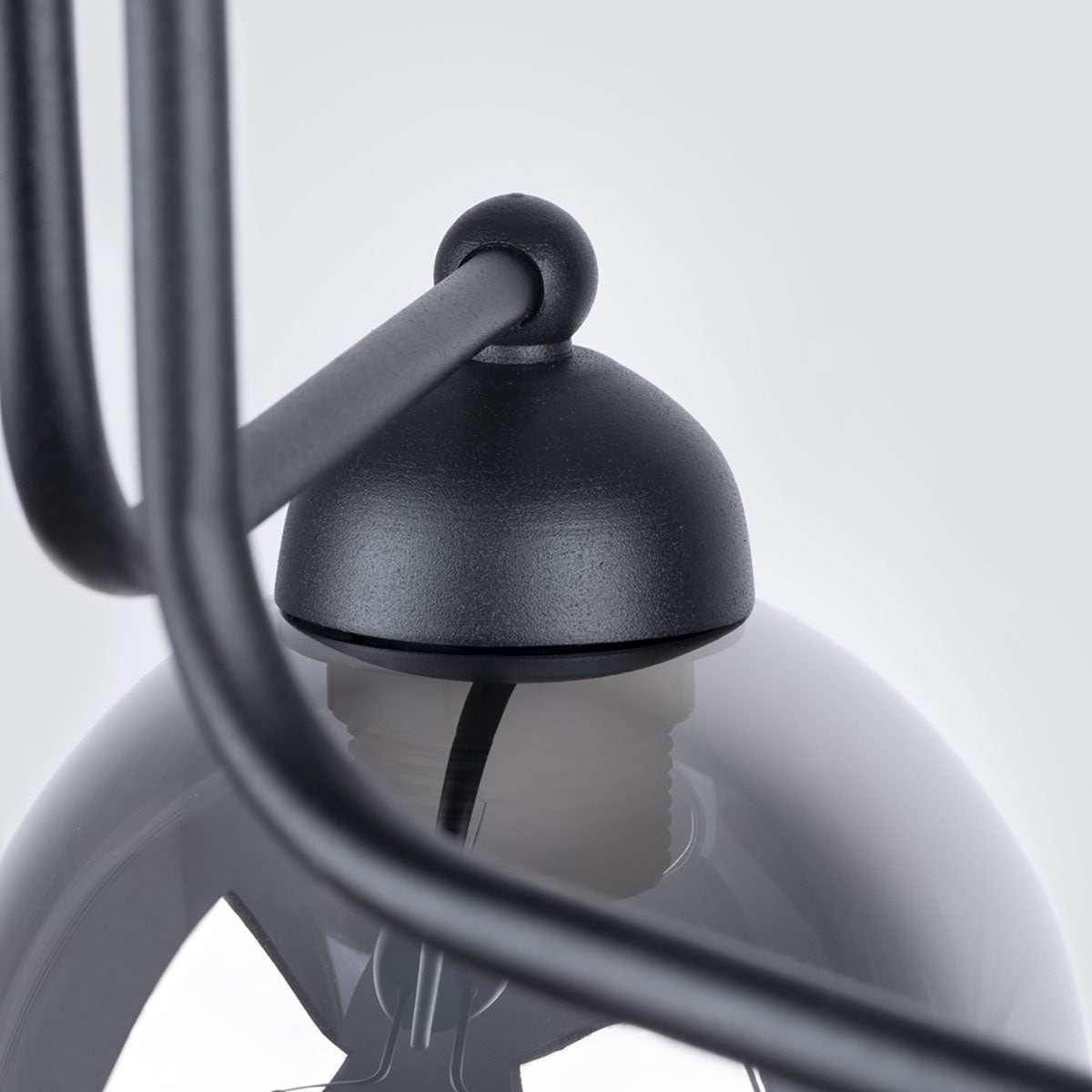 SOLLUX lighting Kronleuchter »FILLAN«, 3 flammig, Leuchtmittel E27 | ohne Leuchtmittel, leuchtet nieder