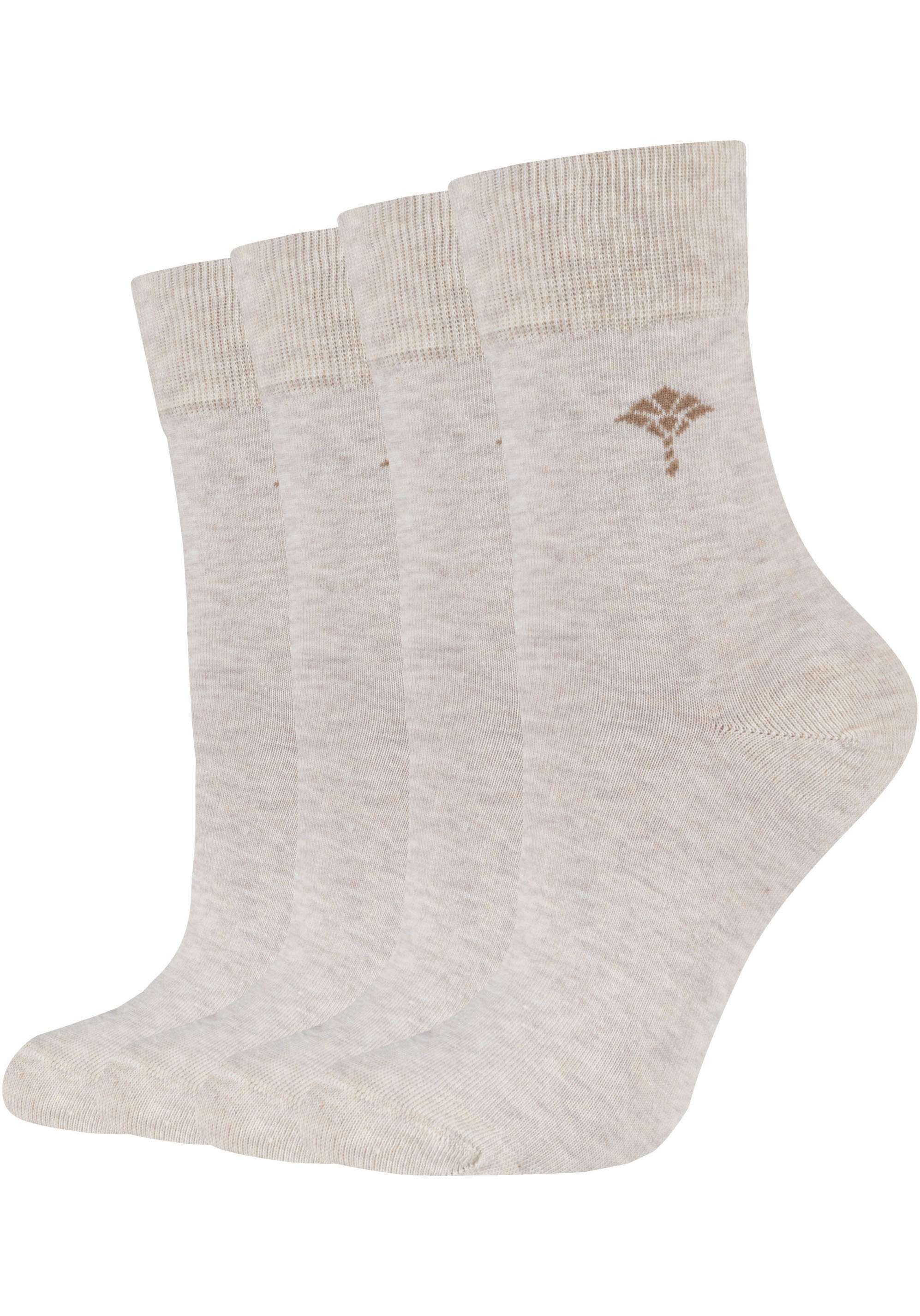 JOOP Socken "For your daily" 4 Paar, 4 Paar tlg. mit Cornflower-Logo, Rippe günstig online kaufen