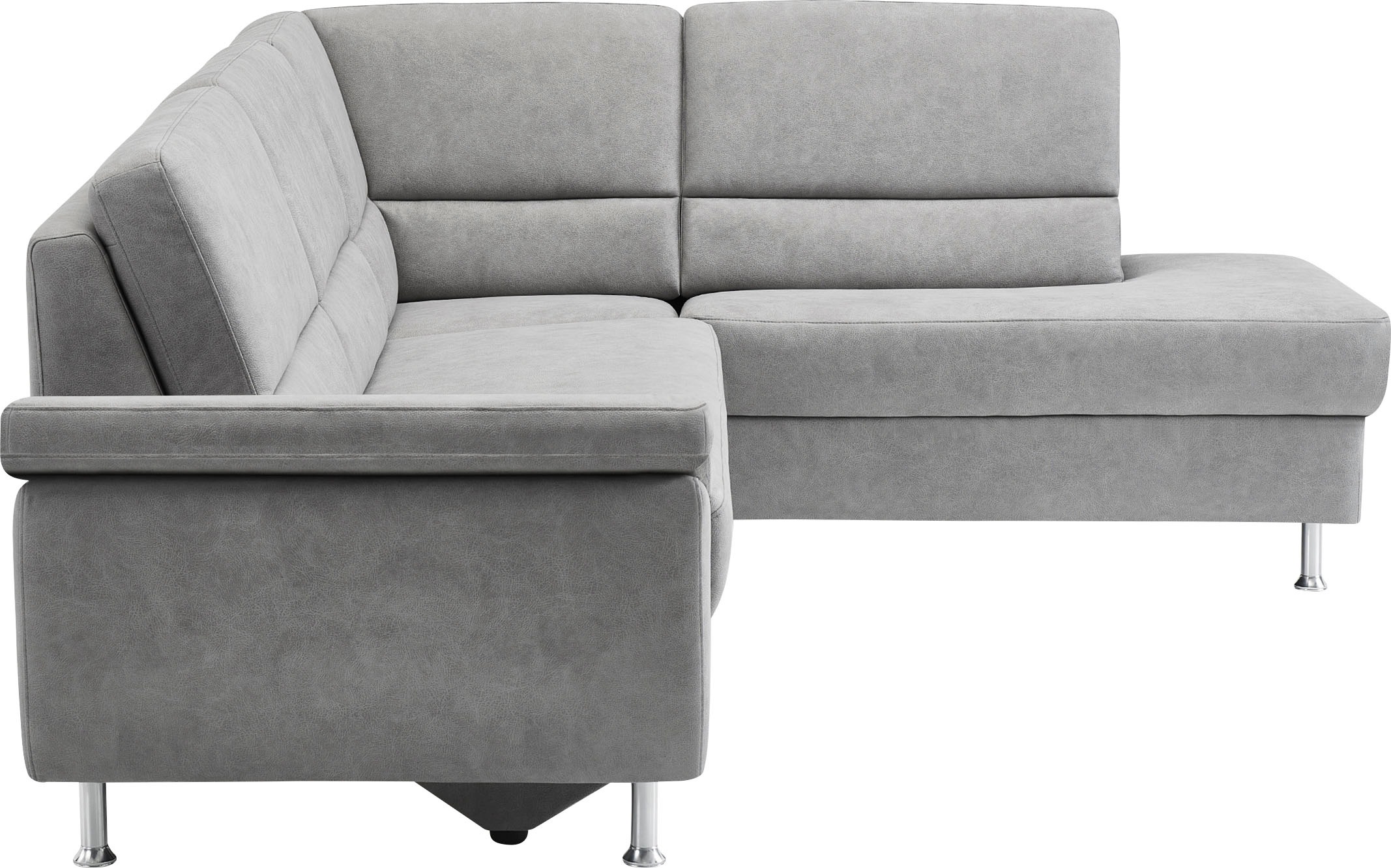 CALIZZA INTERIORS Ecksofa »Onyx L-Form«, Ottomane links oder rechts, wahlweise mit Bettfunktion, Breite 257 cm
