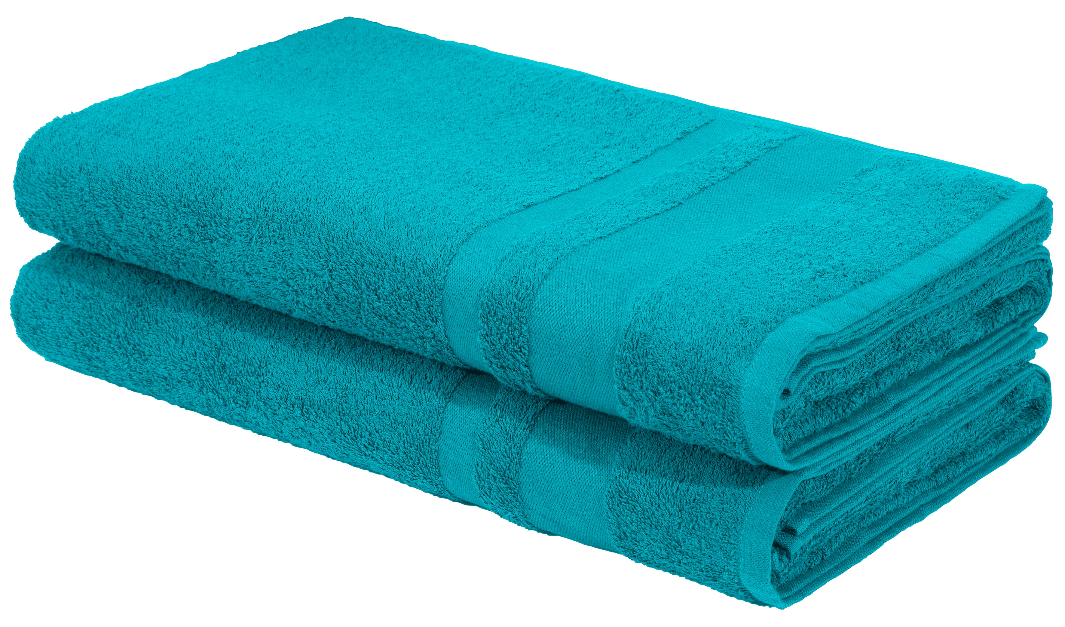 OTTO home Saunatuch "Vanessa, 2 Saunatücher, 80x200cm, in Standard- und Premium-Qualität" Handtücher mit Bordüre, 100% Baumwolle, einfarbig, weich