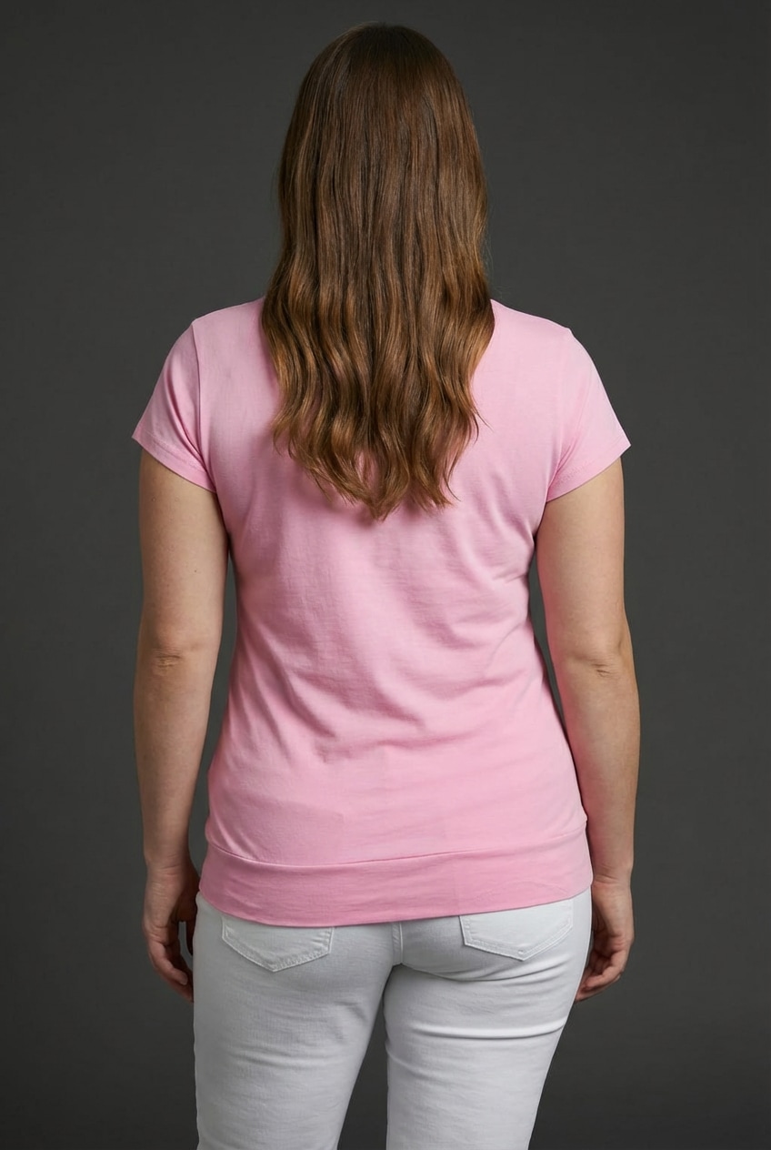 KangaROOS T-Shirt Figurumspielende Passform, breiter Bund am Saum, große Größen