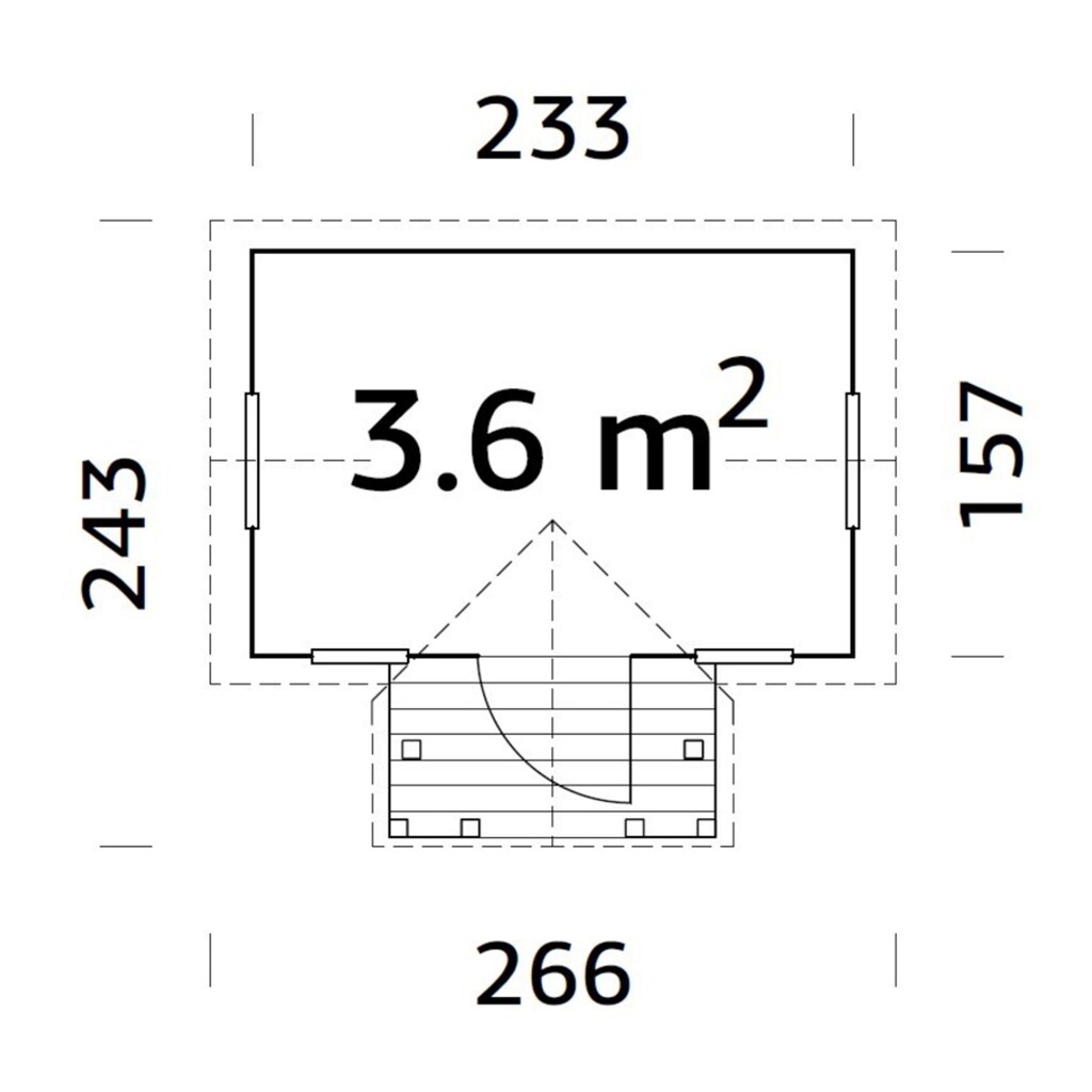 Palmako Spielhaus »Jennie 3,6 m²«