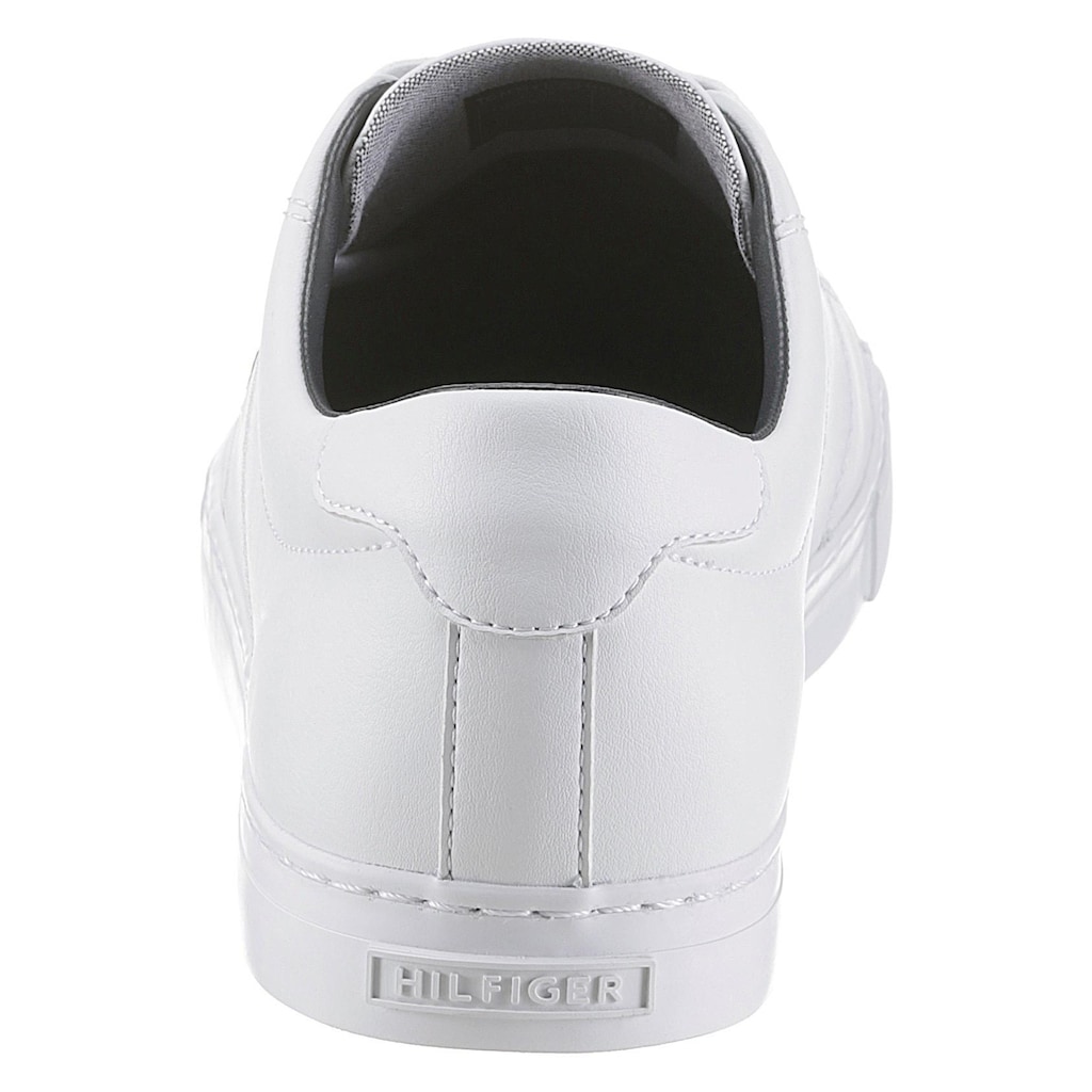 Tommy Hilfiger Sneaker »ESSENTIAL LEATHER SNEAKER«, Freizeitschuh, Halbschuh, Schnürschuh