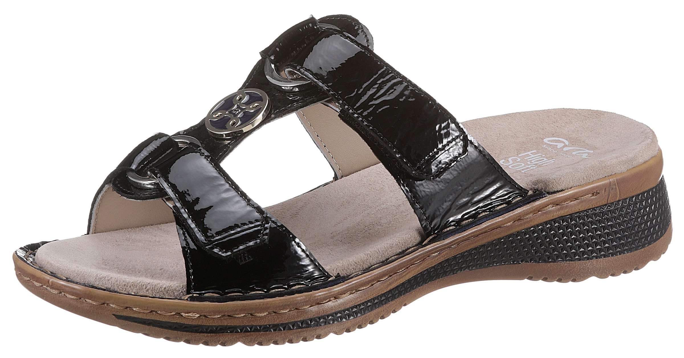 Ara Pantolette "HAWAII", Keilabsatz, Sommerschuh, Schlupfschuh mit Schmucke günstig online kaufen