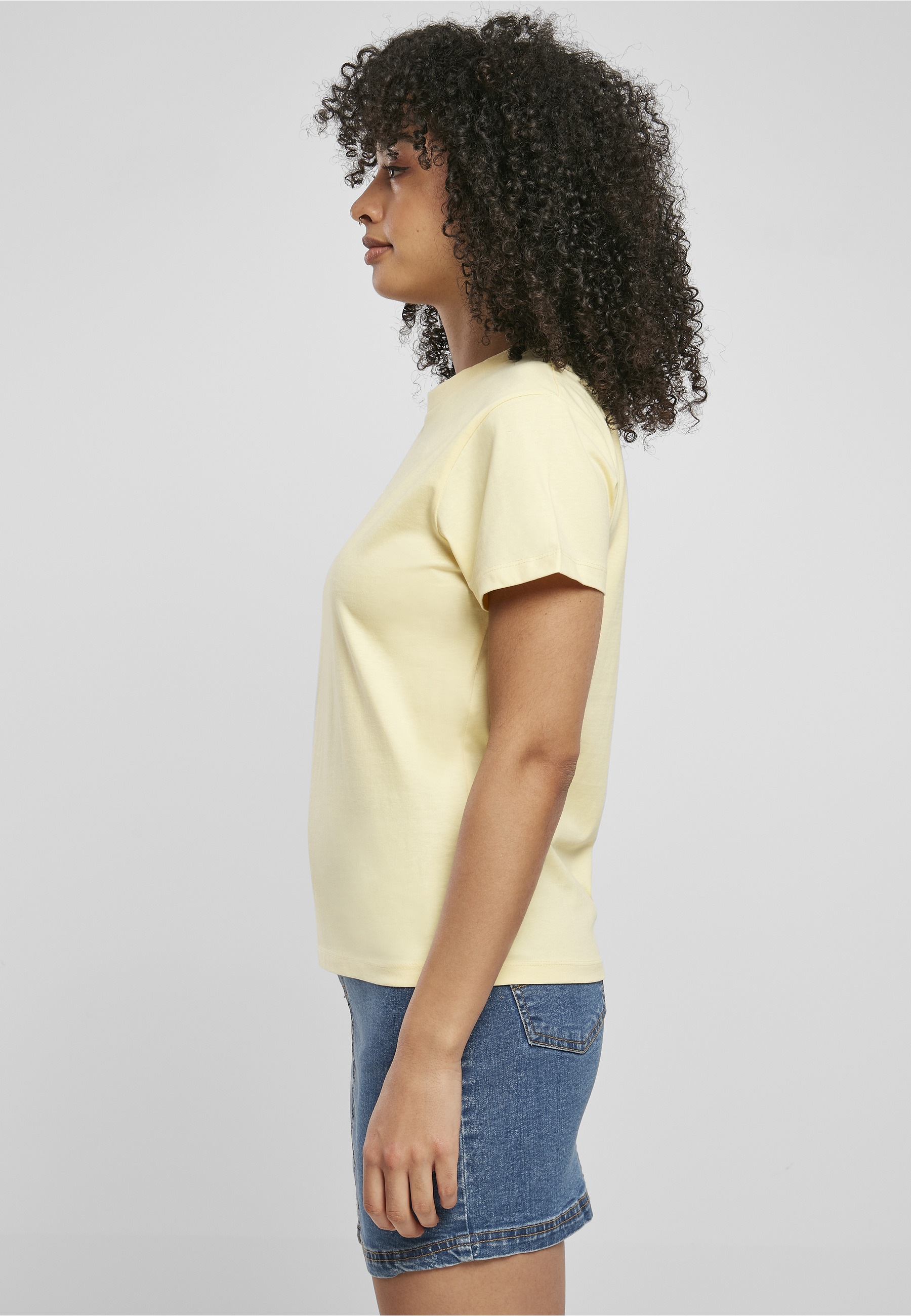 Karl Kani T-Shirt »Karl Kani Damen KW221-001-2 Small Signature Tee light yellow« 1 Stk.