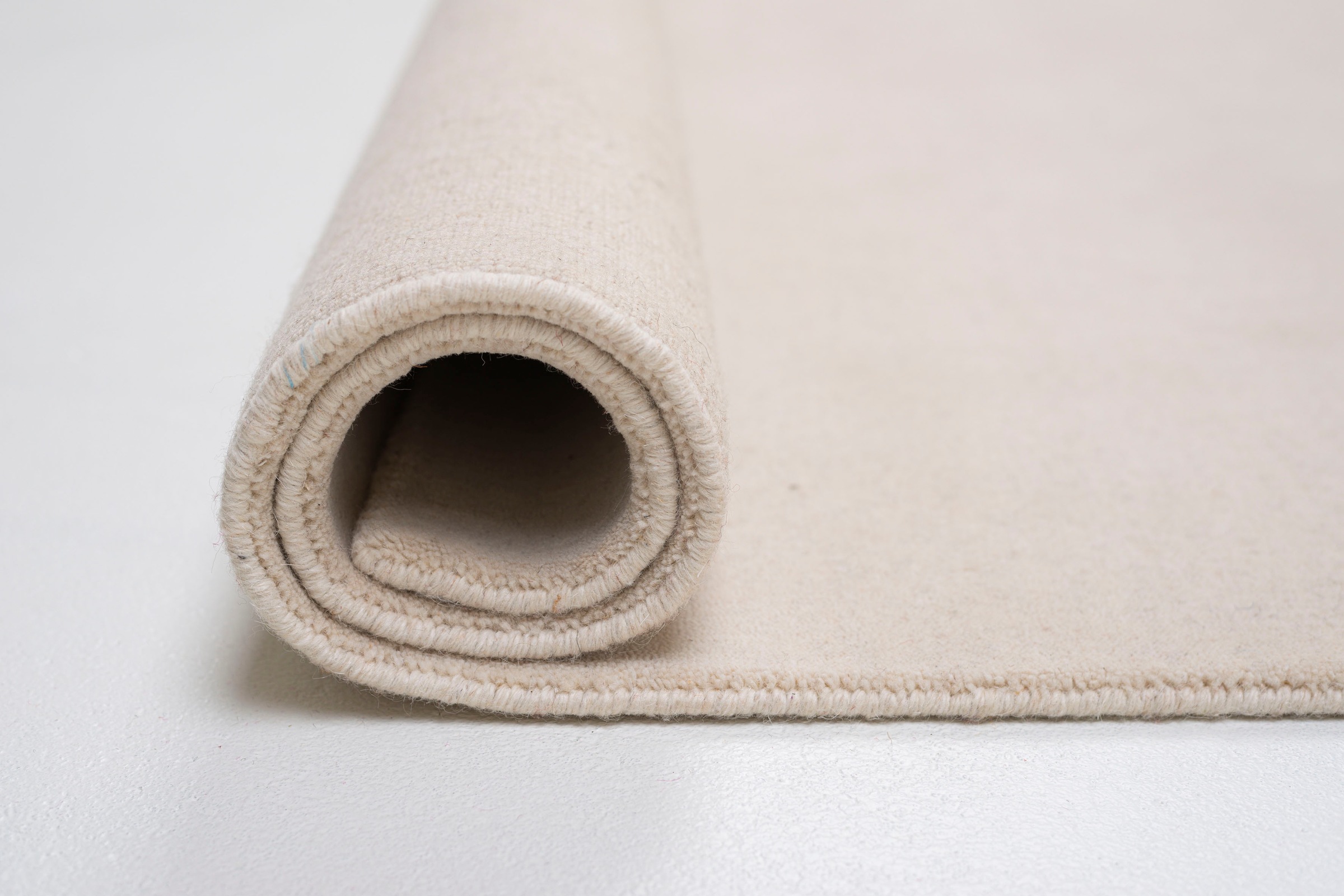 SANSIBAR Wollteppich List Creme 60x90 3