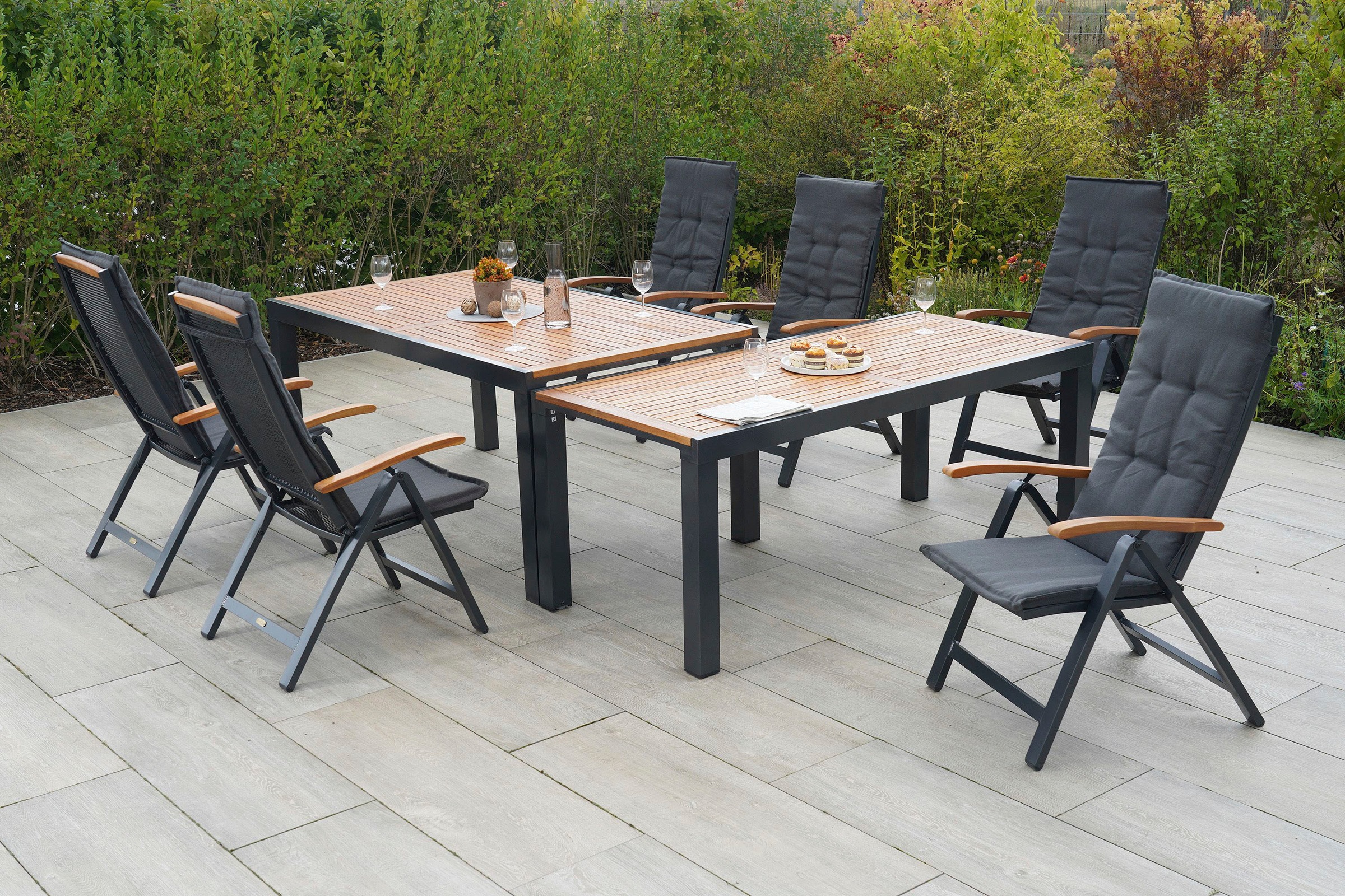 MERXX Garten-Essgruppe "Tilos", (13 tlg.), inkl. Auflagen günstig online kaufen