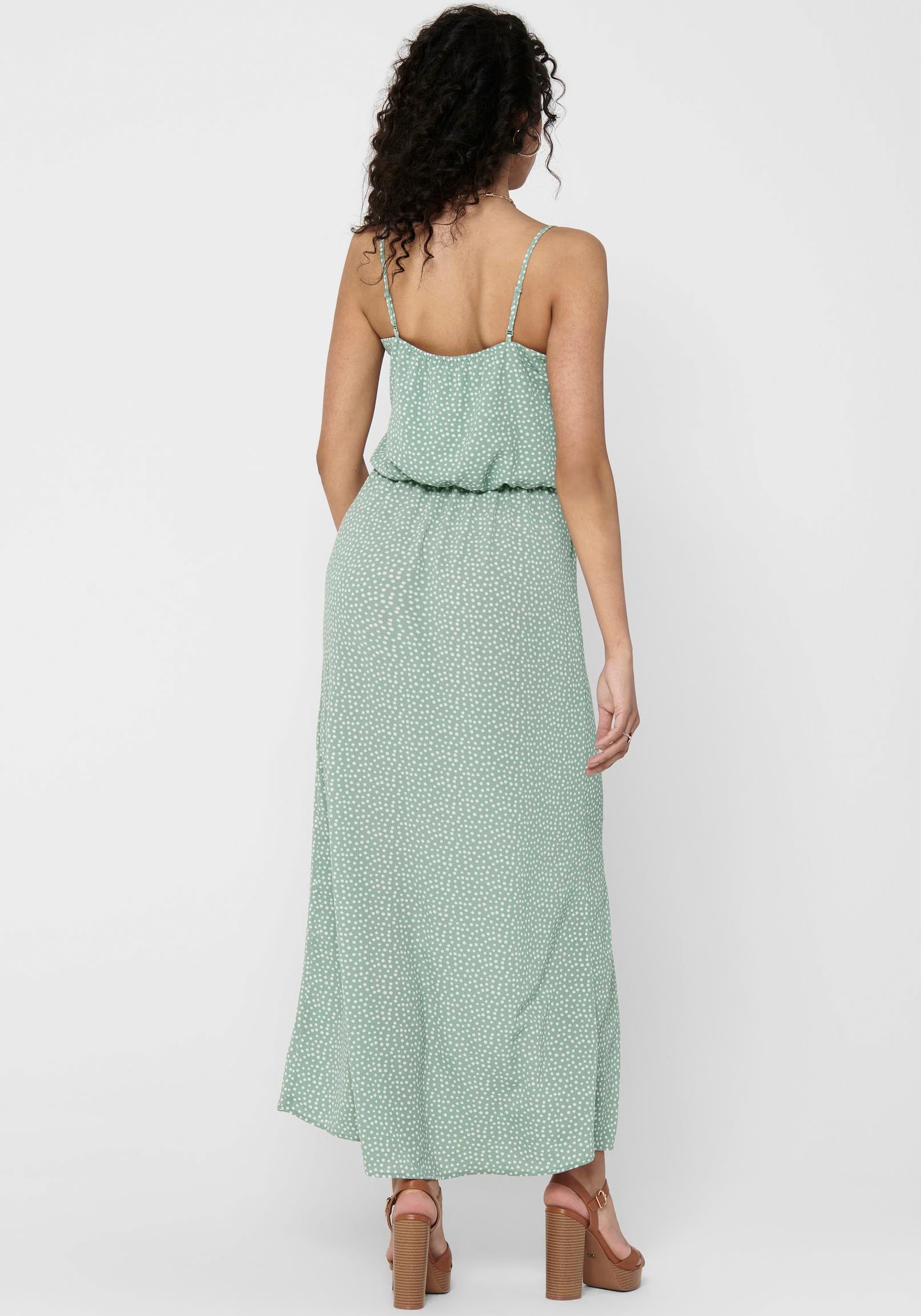 ONLY "ONLWINNER S/L MAXI DRESS NOOS PTM" Materialmix, regular fit günstig online kaufen
