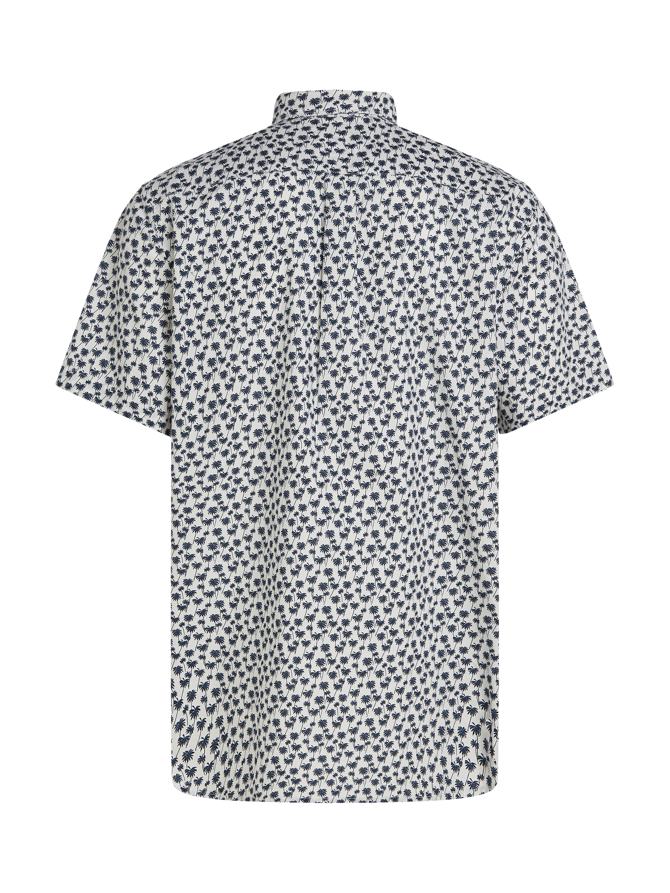 Tommy Hilfiger Kurzarmhemd »FLEX POPLIN PALM SS SF SHIRT«