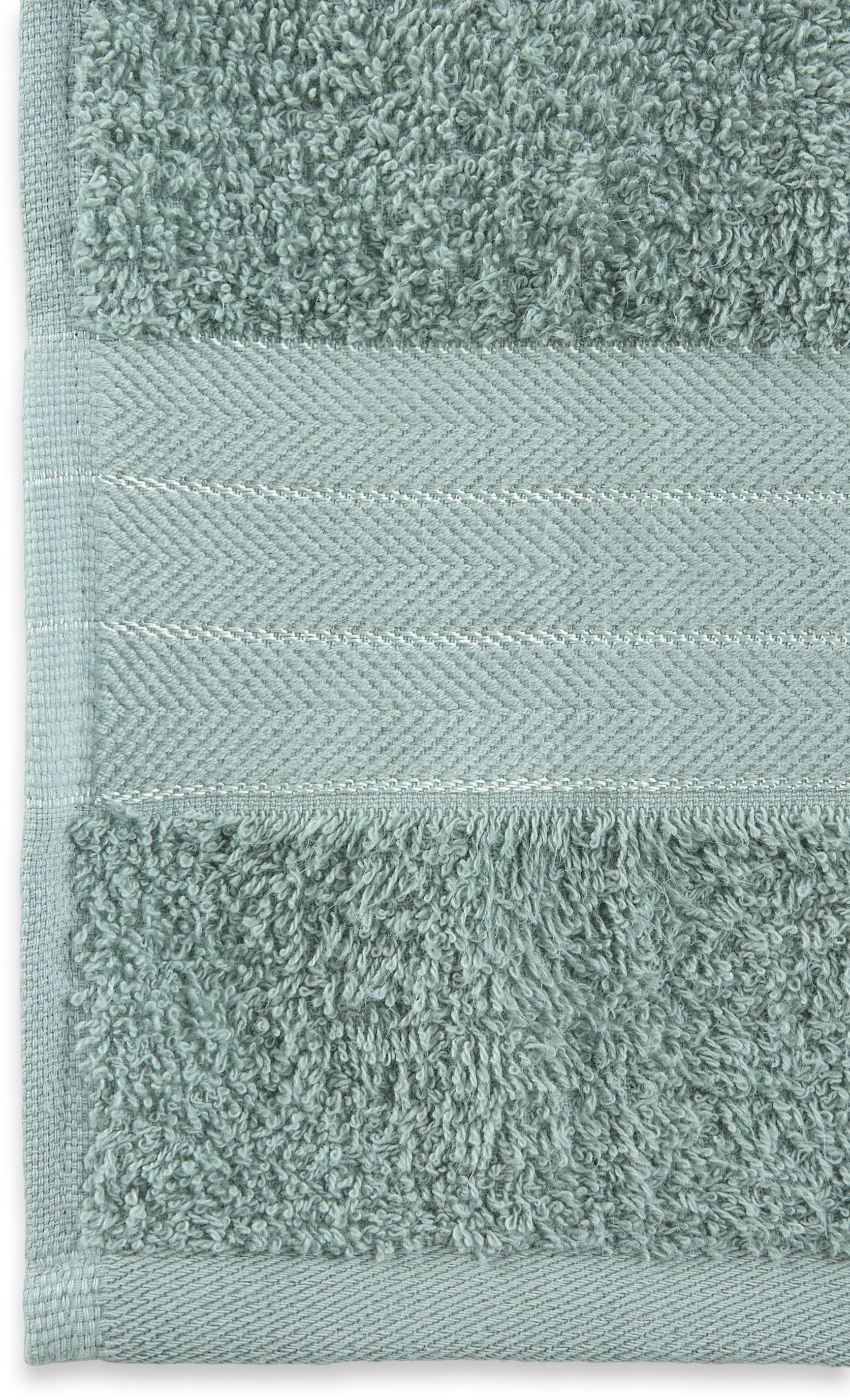 good morning Badetücher »Uni«, (Set, 2 St., 2 Badetücher (70x140 cm), Baumwolle, Walkfrottee, Bordüre, 500 GSM, Einfarbig, Ohne Aufhängung