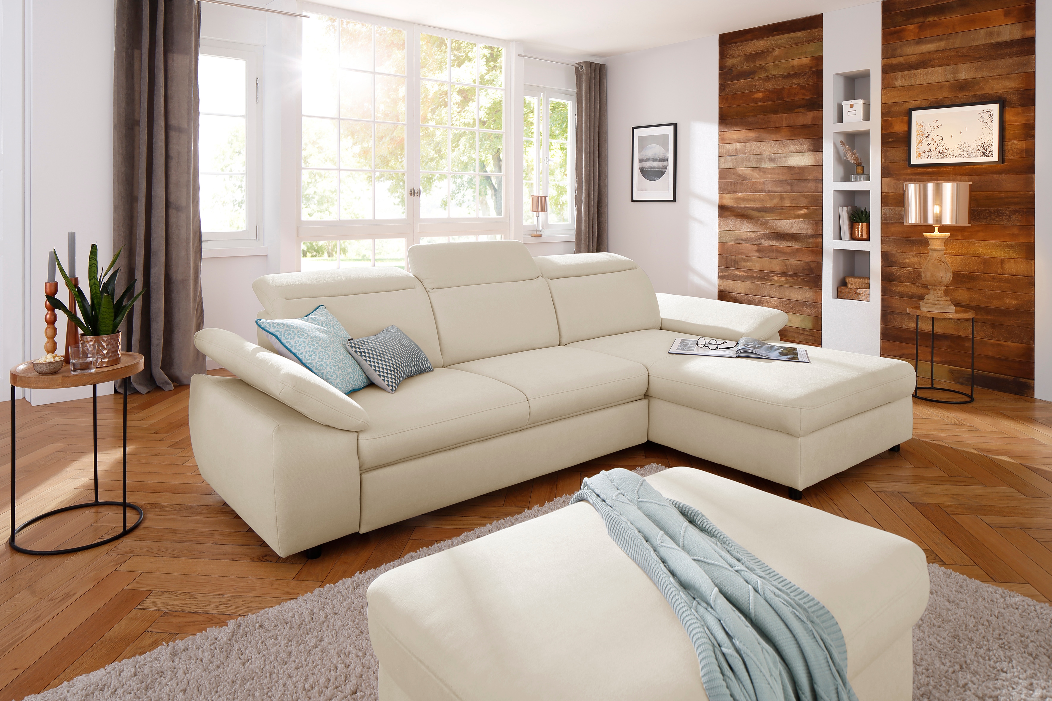 OTTO home Polsterhocker "Mauritius" passend zur "Mauritius"-Serie, auch mit "Soft clean"-Bezug