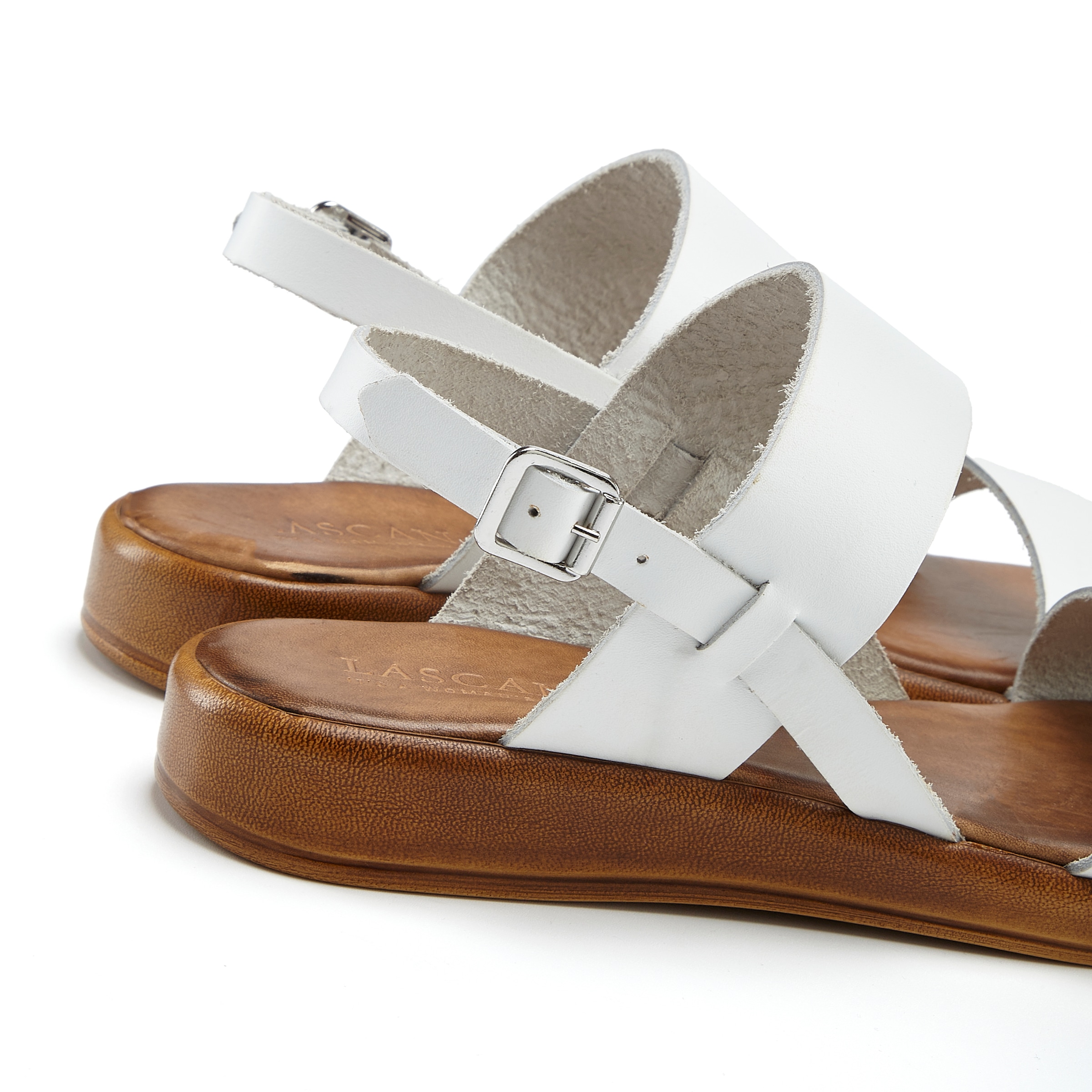 LASCANA Sandale »Sommerschuh, Riemchensandale, offener Schuh«, aus Leder