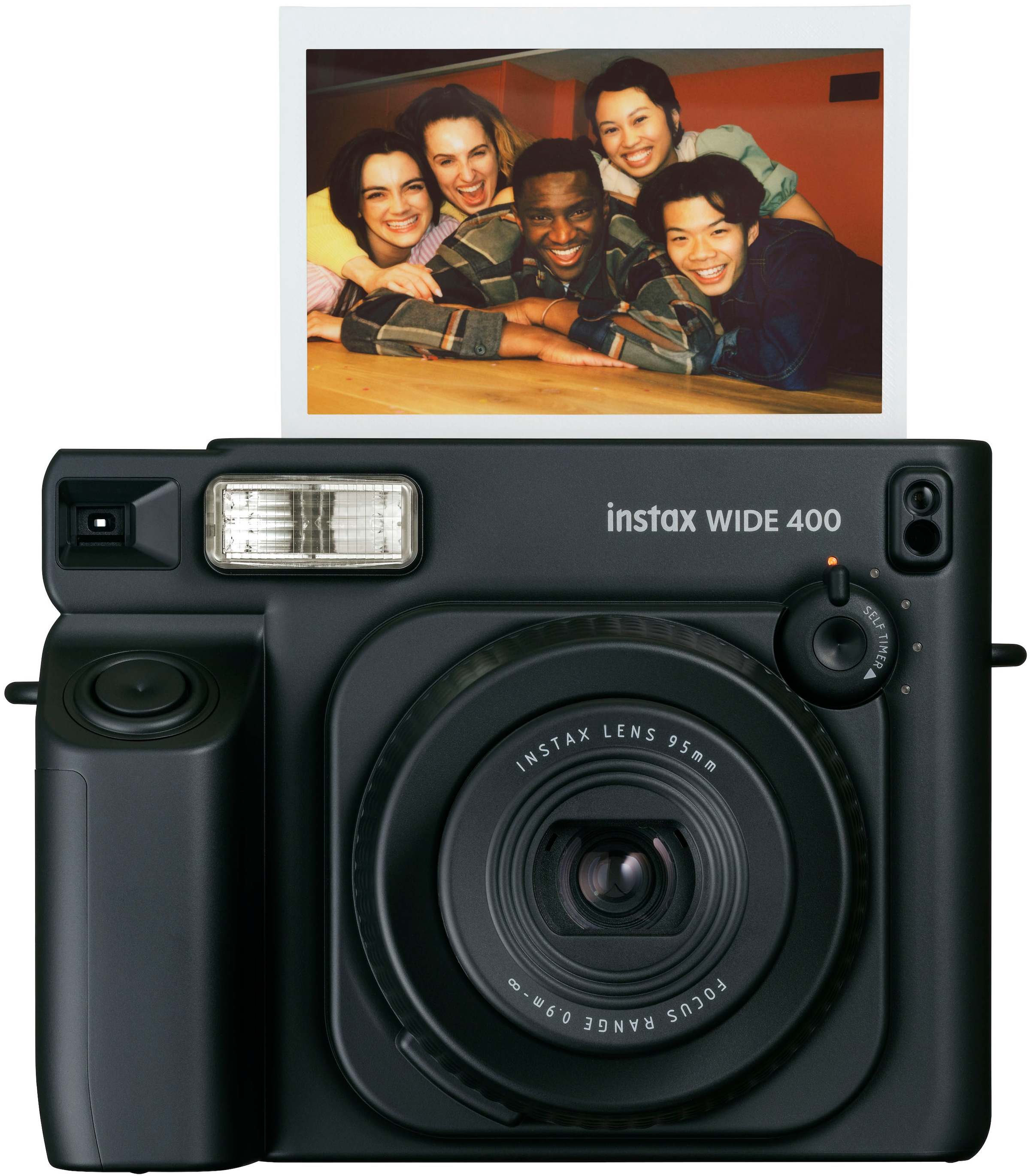 "FUJIFILM Sofortbildkamera ""instax WIDE 400"", schwarz, B:16,2cm H:9,8cm T:12,3cm, Fotokameras"