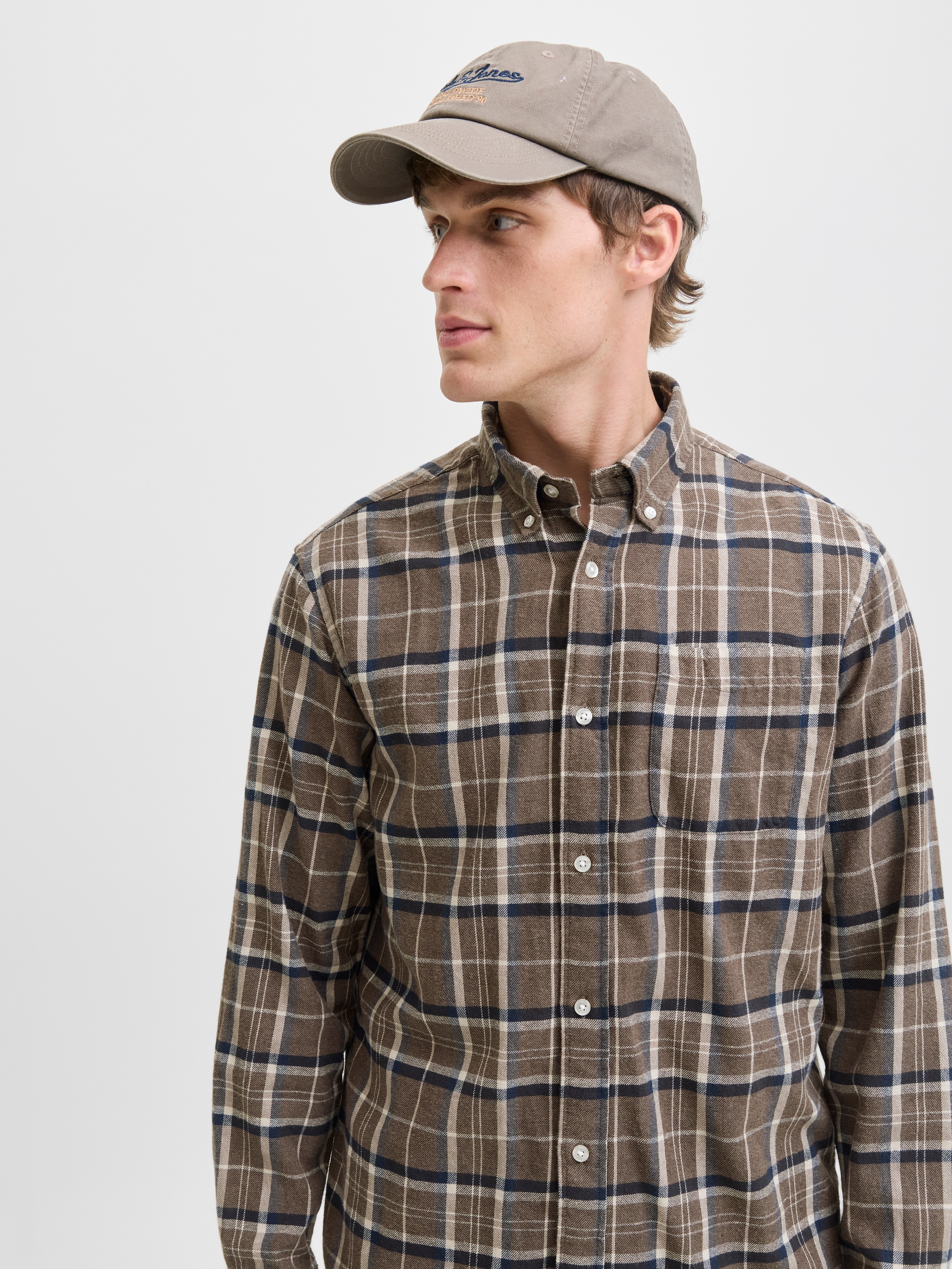 Jack & Jones Langarmhemd "JJECLASSIC FLANNEL CHECK SHIRT LS SN" günstig online kaufen
