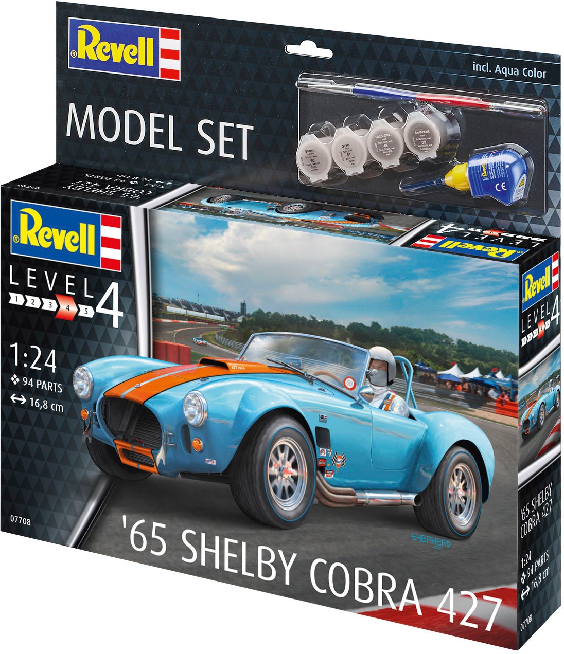 Revell® Modellbausatz »65 Shelby Cobra 427«, 1:24
