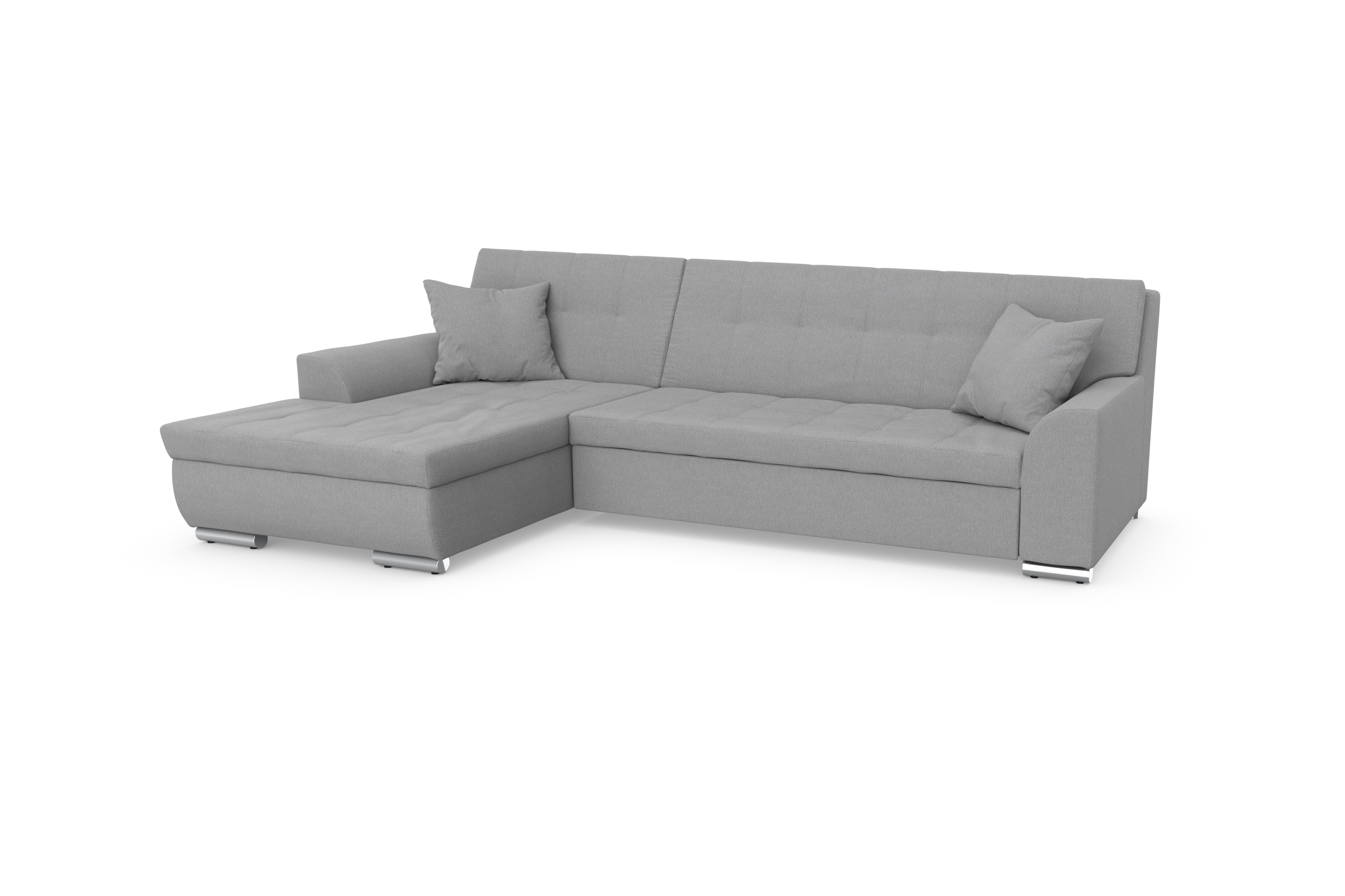 Thumbnail - DOMO collection Ecksofa "Treviso viele Bezüge, auch in Cord, L-Form, B/T/H: 267/80/83 cm" wahlw. mit Bettfunktion, inkl....