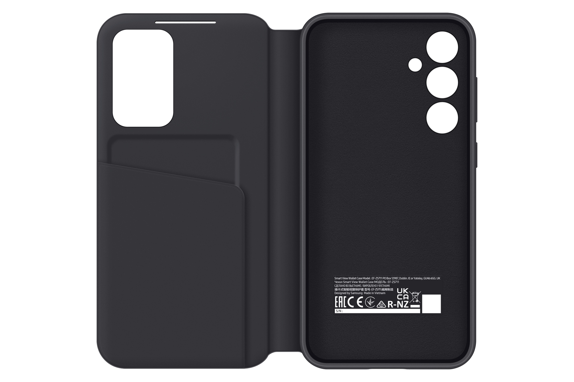 Handyhülle »Smart View Wallet Case für Samsung Galaxy S23 FE«, schützendes Cover,...