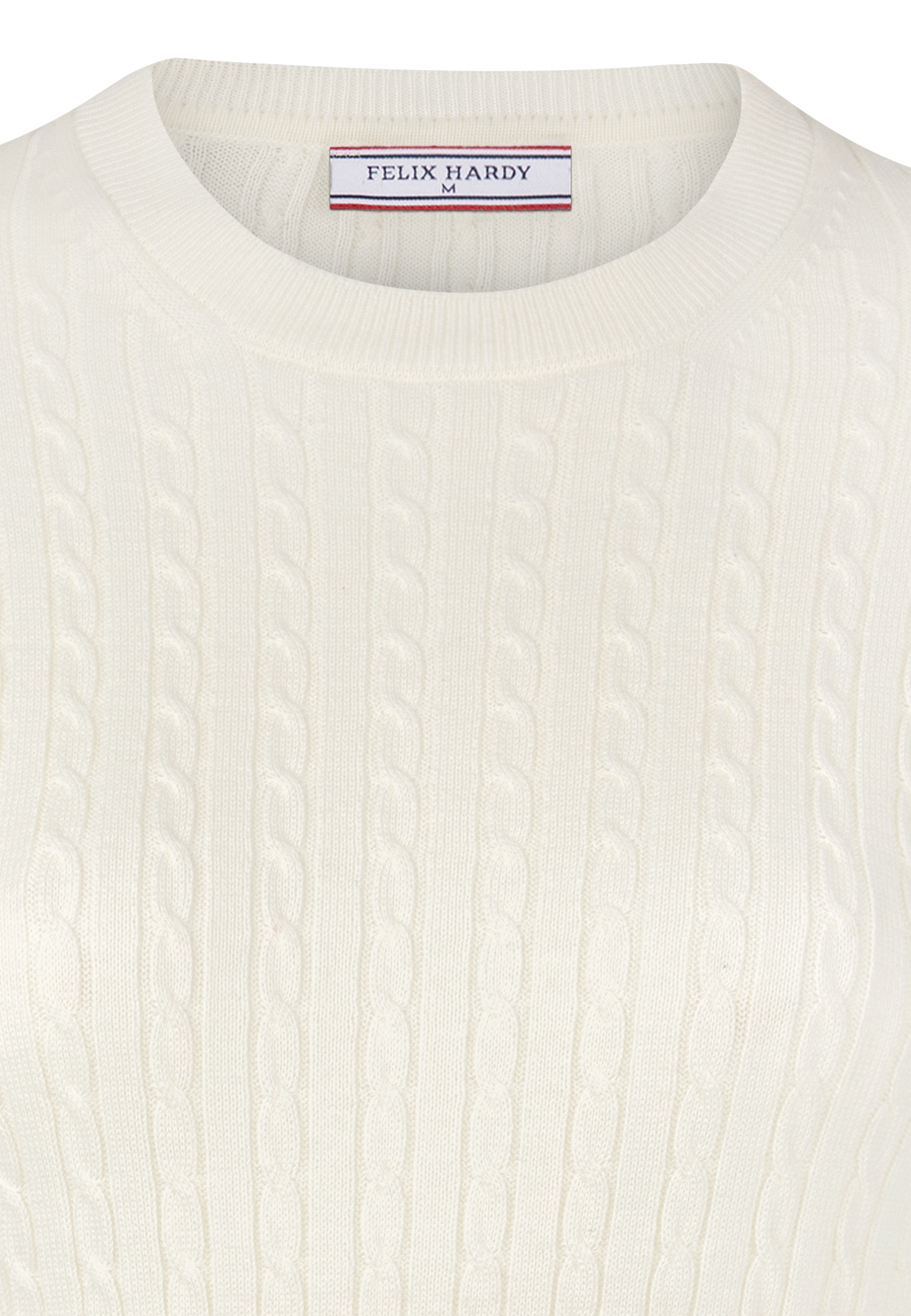Felix Hardy Rundhalspullover »Zopfmuster Pullover mit Rundhals«