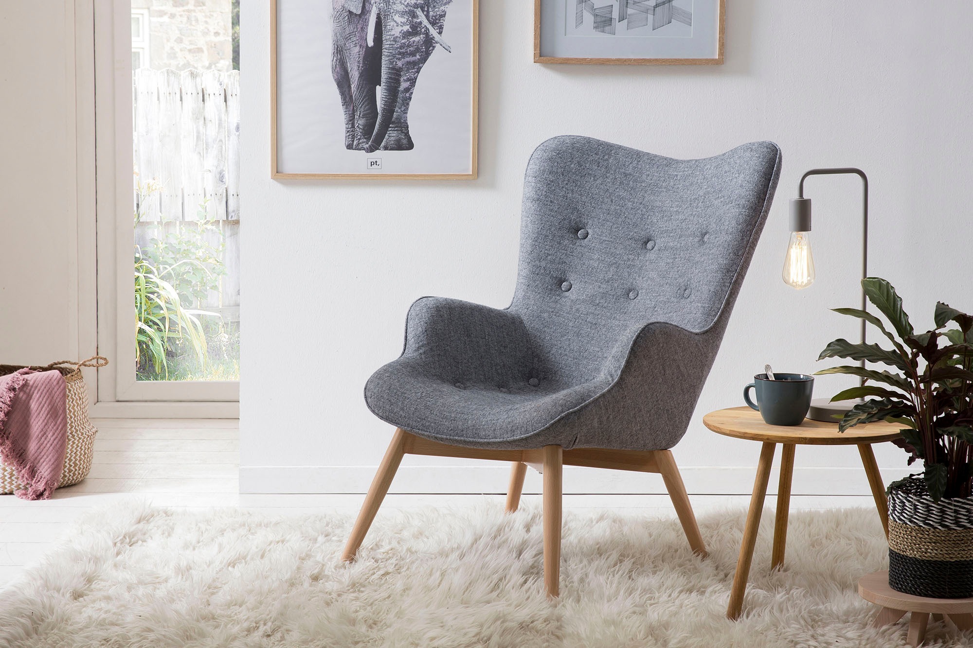 SalesFever Relaxsessel "Komfortabler Relaxsessel zum Entspannen" mit dekora günstig online kaufen