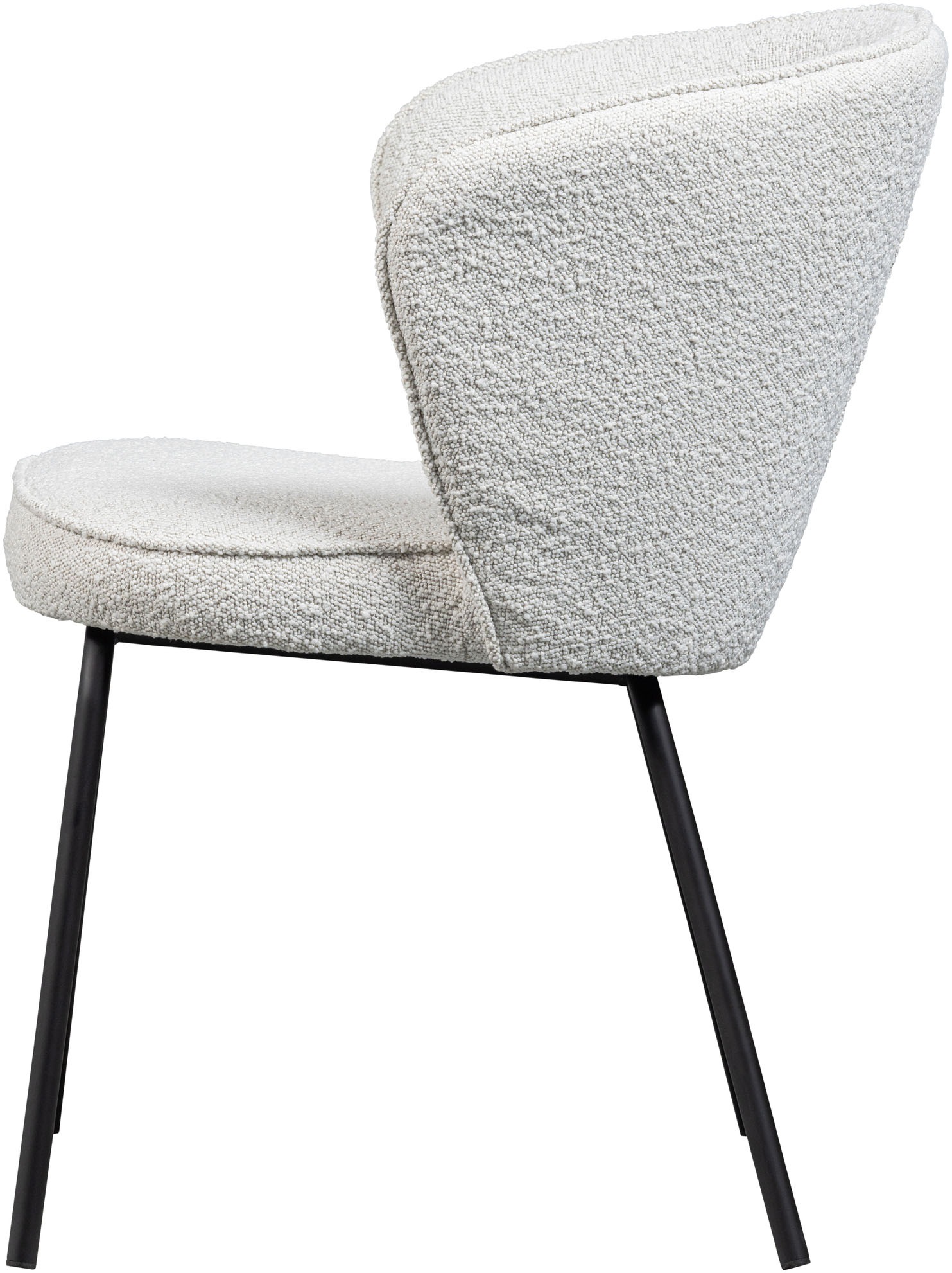 WOOOD Esszimmerstuhl »ADMITS«, (Set), 2 St., Polsterstuhl mit 4-Fuß-Gestell, gepolstert, H 77 cm x B 60 cm